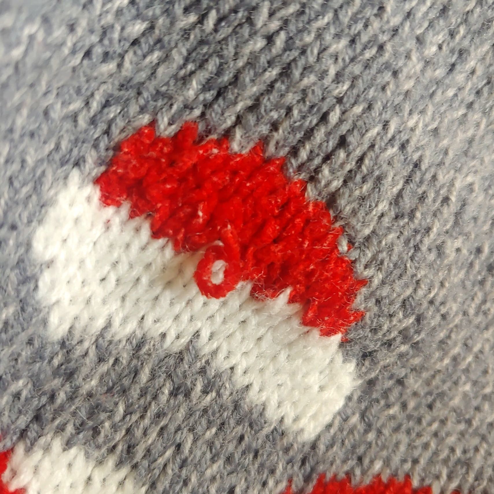 Vintage VINTAGE 1988 Korea Retro Knit Works Sweater M Gray Red Blue Winter Fashion Women Size M / US 6-8 / IT 42-44 - 6 Thumbnail