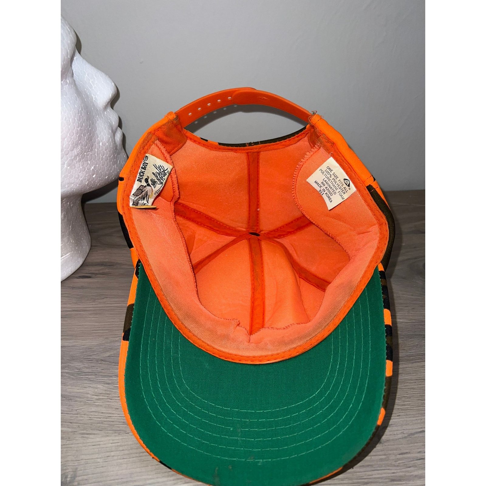 Vintage Vintage Youngan Duck Bay Duckbay Orange camo Hat Snapback OS Size ONE SIZE - 7 Thumbnail