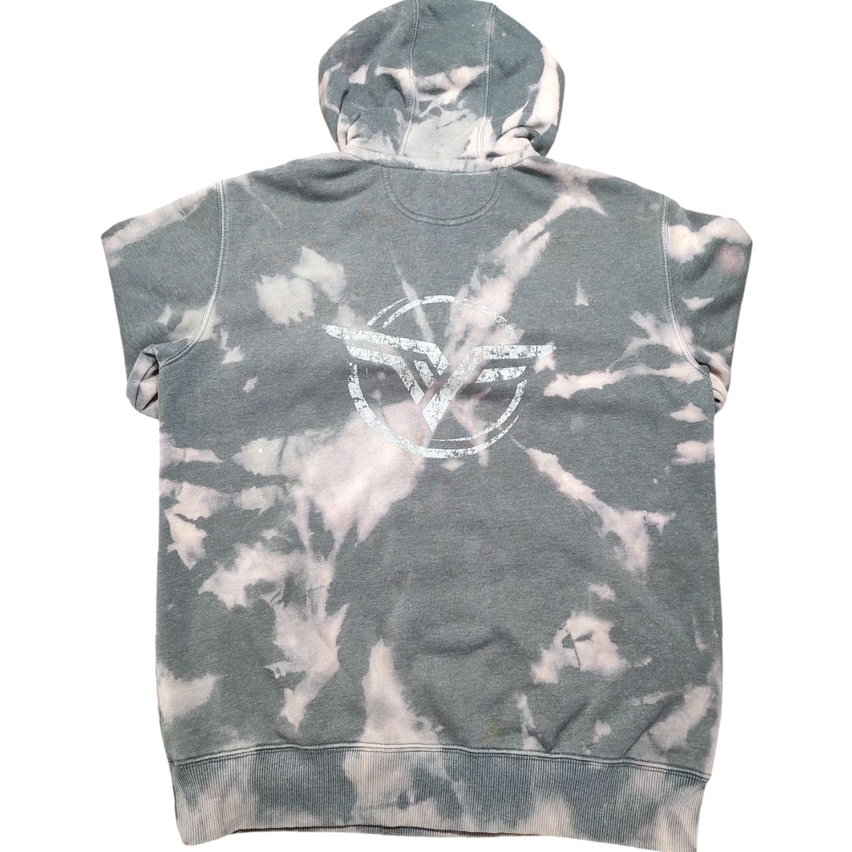 Carhartt VINTAGE Carhartt Victory Mens Tag M Gray 1/4 Zip Hoodie Sweatshirt Acid Wash Tie Dye Size US M / EU 48-50 / 2 - 2 Thumbnail