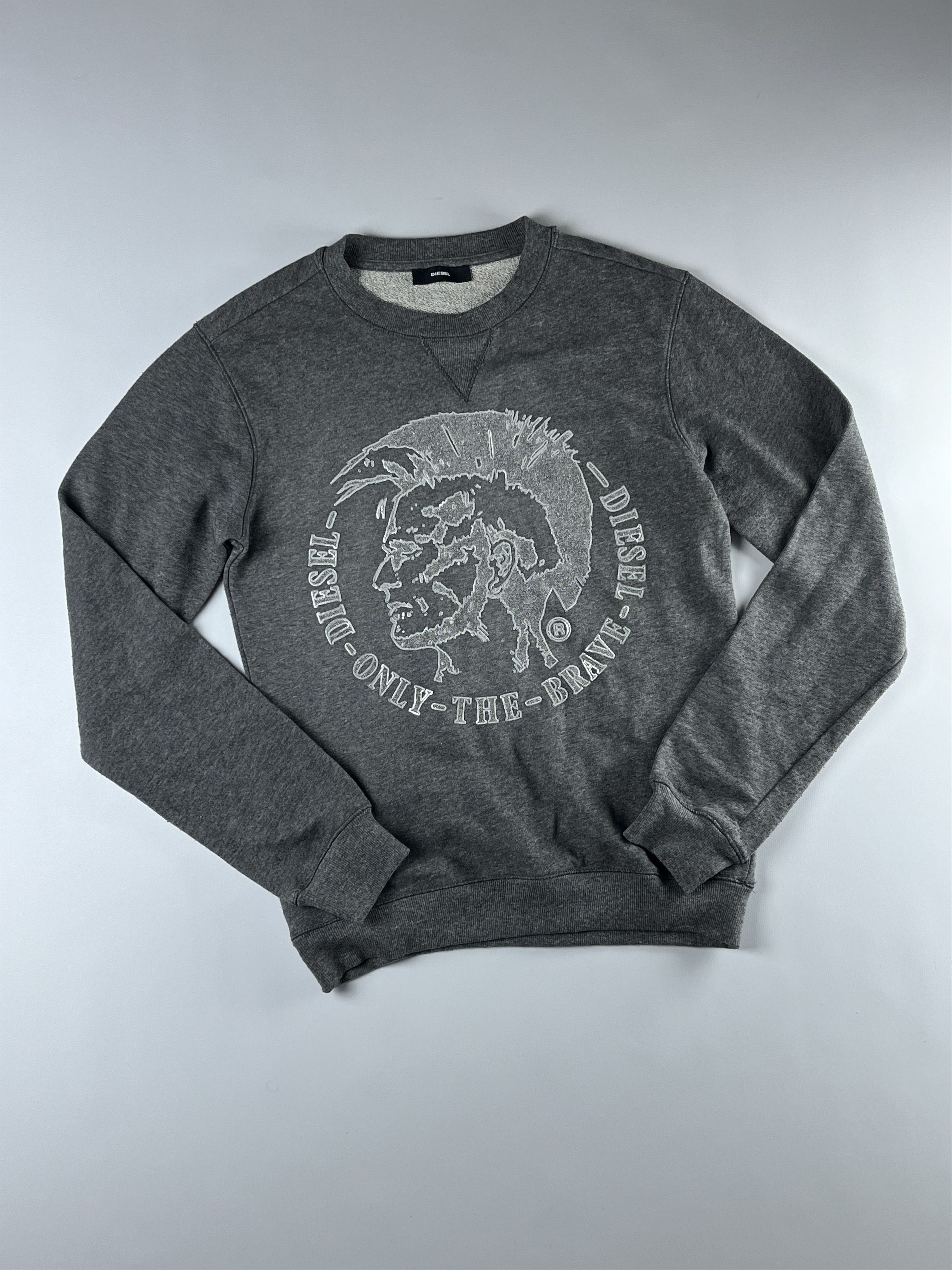 Diesel × Vintage Rare DIESEL Big Logo Vintage Sweatshirt Size US S / EU 44-46 / 1 - 1 Thumbnail