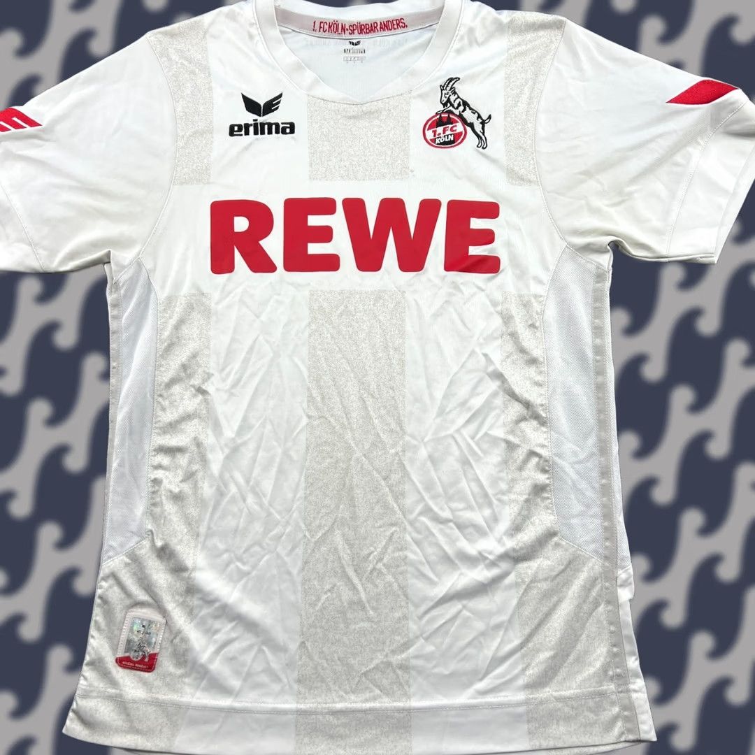 Erima ERIMA FC Kolm 2016 2017 Home Mens Football Jersey Shirt XL White Short Sleeve Pullover Round Neck Athletic Sports Camiseta Size US XL / EU 56 / 4 - 1 Thumbnail