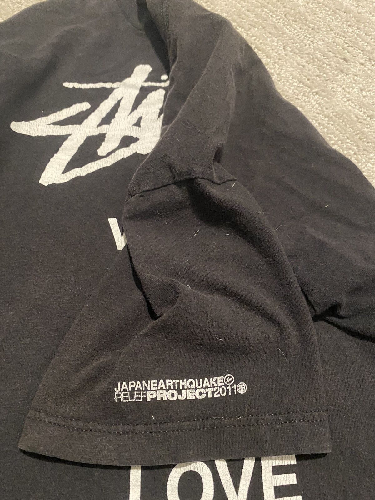 Stussy Stussy/ Japanese Earthquake Project Size US L / EU 52-54 / 3 - 3 Thumbnail
