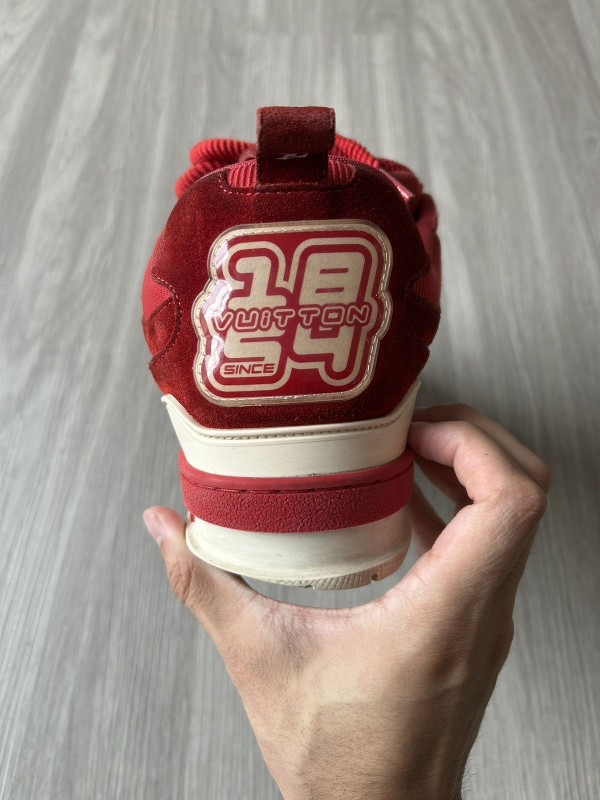 Louis Vuitton Louis Vuitton LV Skate Sneaker Red White Size 9.5 Size US 9.5 / EU 42-43 - 15 Thumbnail