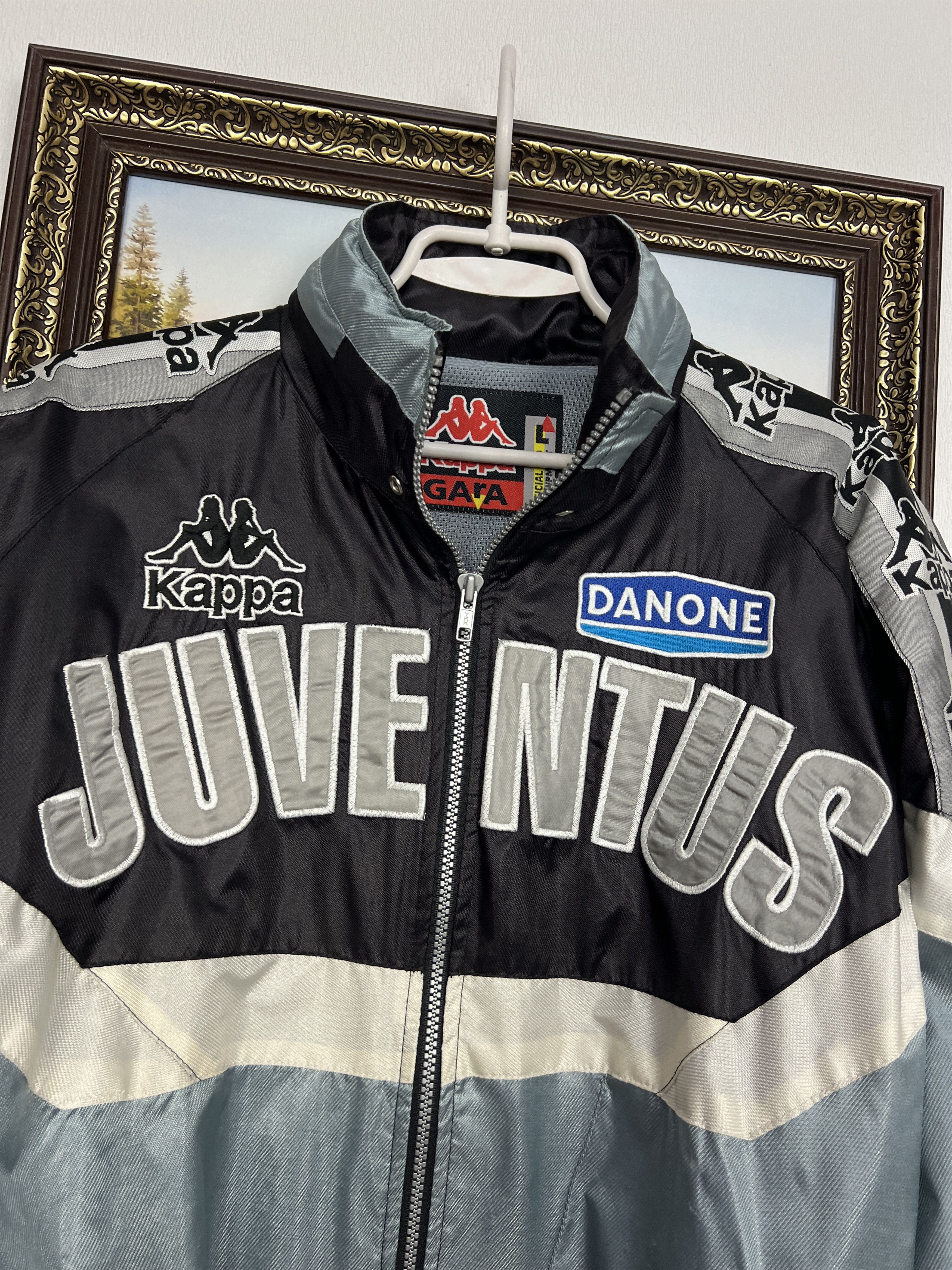 Kappa Vintage 90's Juventus Football Jacket Soccer Track Top Rare Size US L / EU 52-54 / 3 - 3 Thumbnail