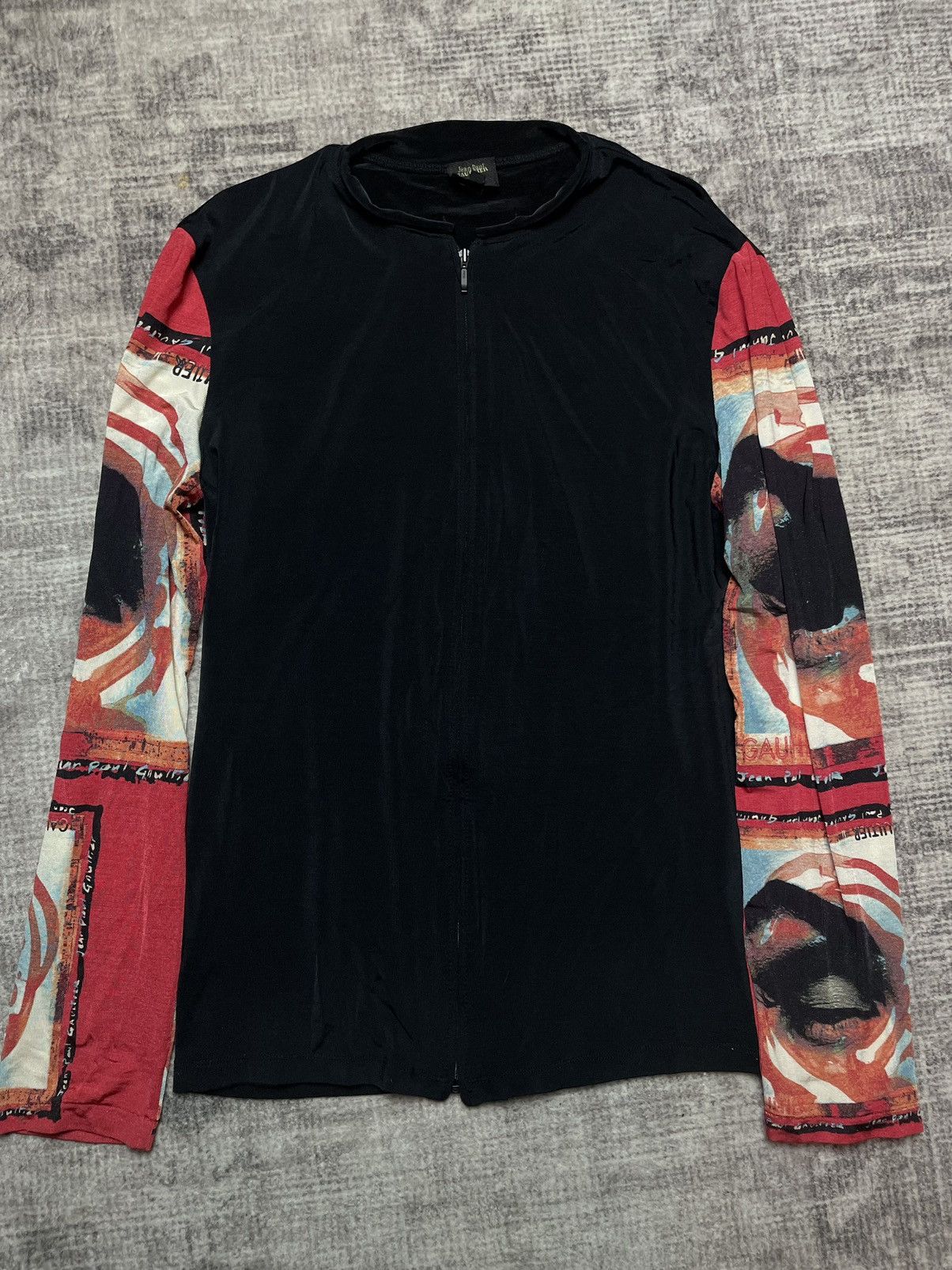Jean Paul Gaultier Jean Paul Gaultier SS96 Madonna Eye Mesh Zip Long Sleeve Size US M / EU 48-50 / 2 - 1 Thumbnail