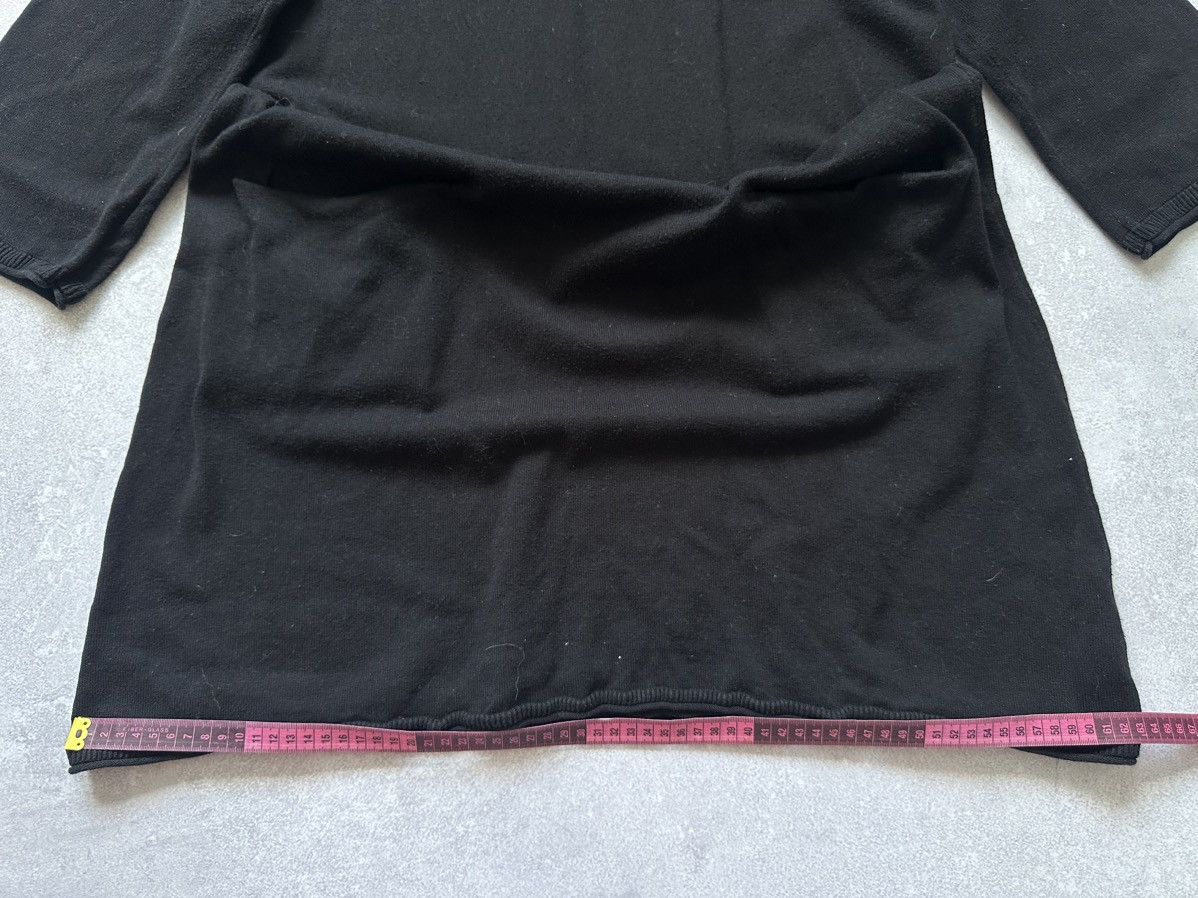 Gudrun Sjoden GUDRUN SJODEN Black Long Sleeve Lagenlook A-Line Sweater Size L / US 10 / IT 46 - 6 Thumbnail