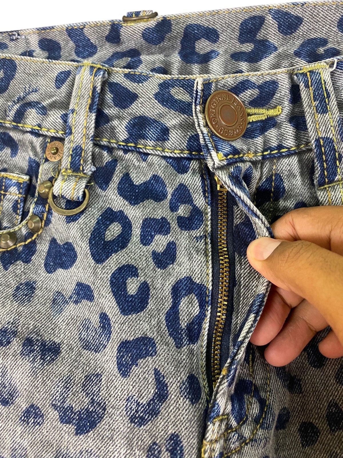 Japanese Brand Japanese Brand Co&Lu Leopard Fullprint Hysteric Insp Jeans Size US 32 / EU 48 - 6 Thumbnail