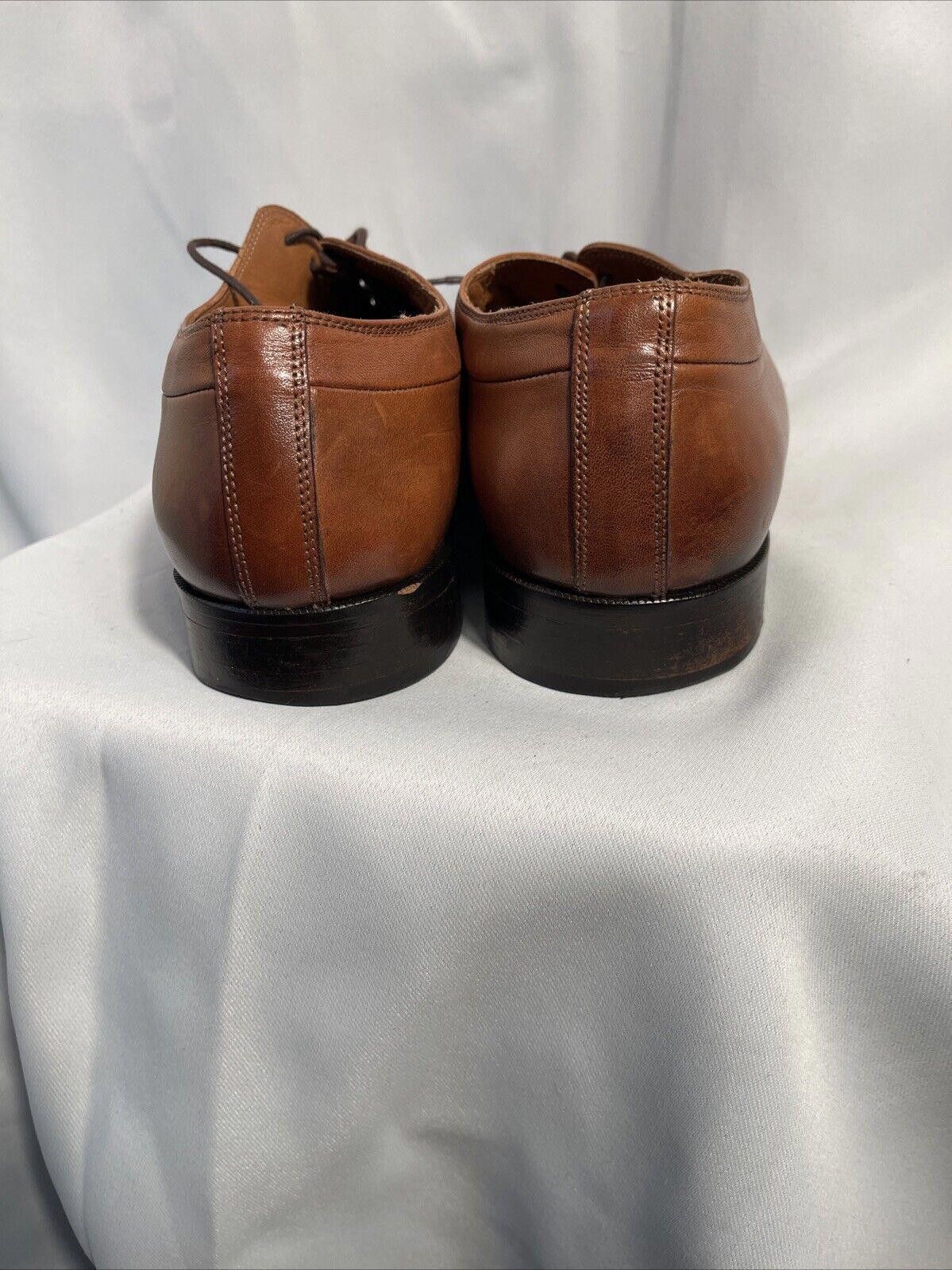Designer Broletto Mens Black Leather Italian Size: 1l 1/2M Size US 11.5 / EU 44-45 - 5 Thumbnail