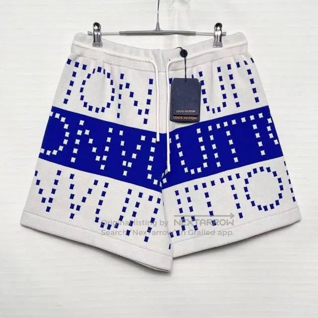 Louis Vuitton Louis Vuitton SS23 Blue Wool Knit Shorts. Size 35" - 1 Thumbnail