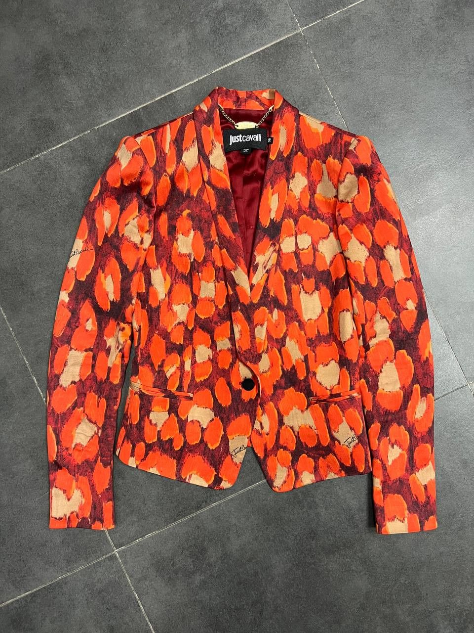 Just Cavalli Just Cavalli Psychedelics Printed Blazer Jacket Size S / US 4 / IT 40 - 3 Thumbnail