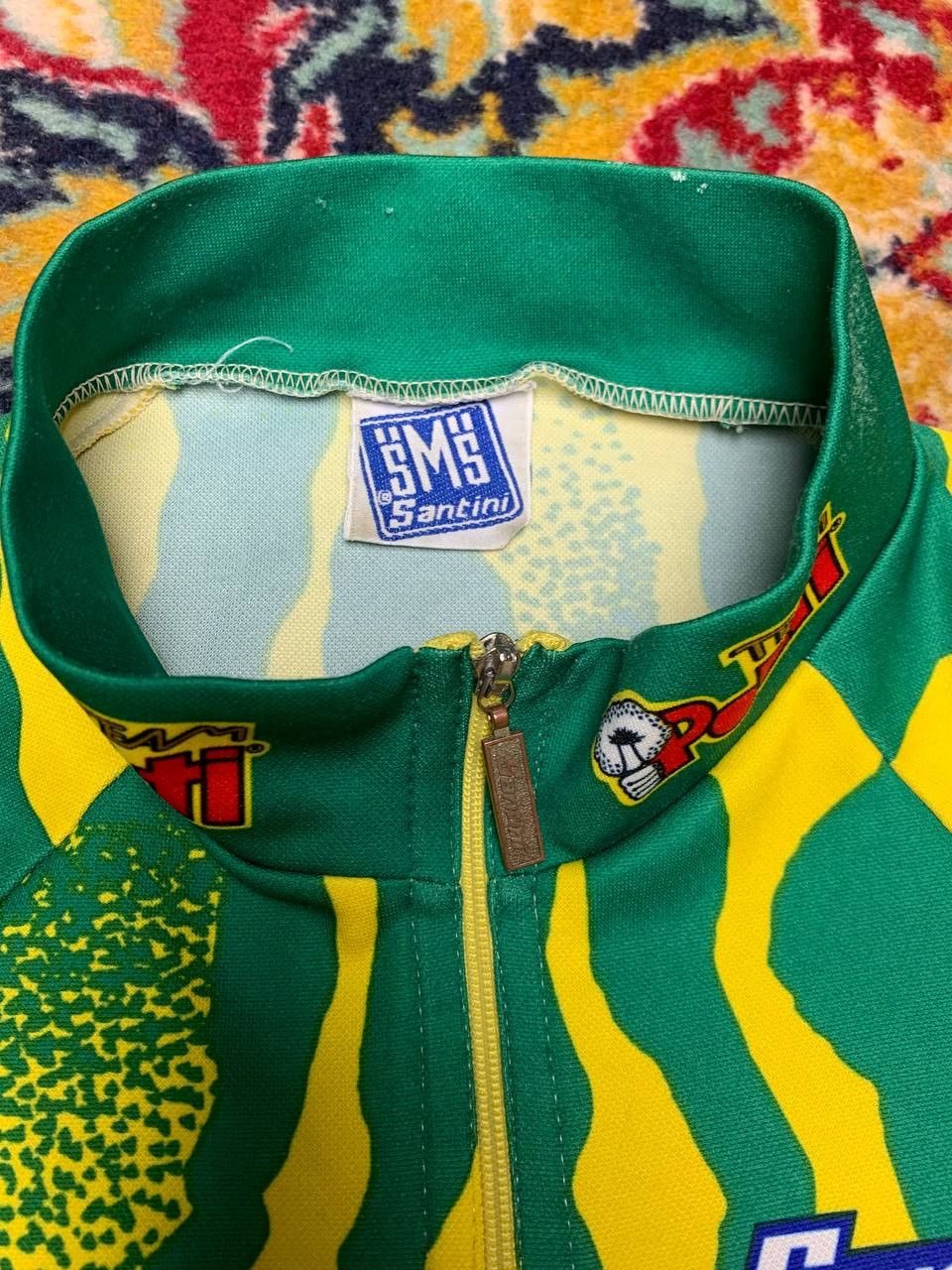 Santoni Team Polti Vintage SMS Santini Cycling Jersey Men's Size XXL Size US XXL / EU 58 / 5 - 2 Thumbnail