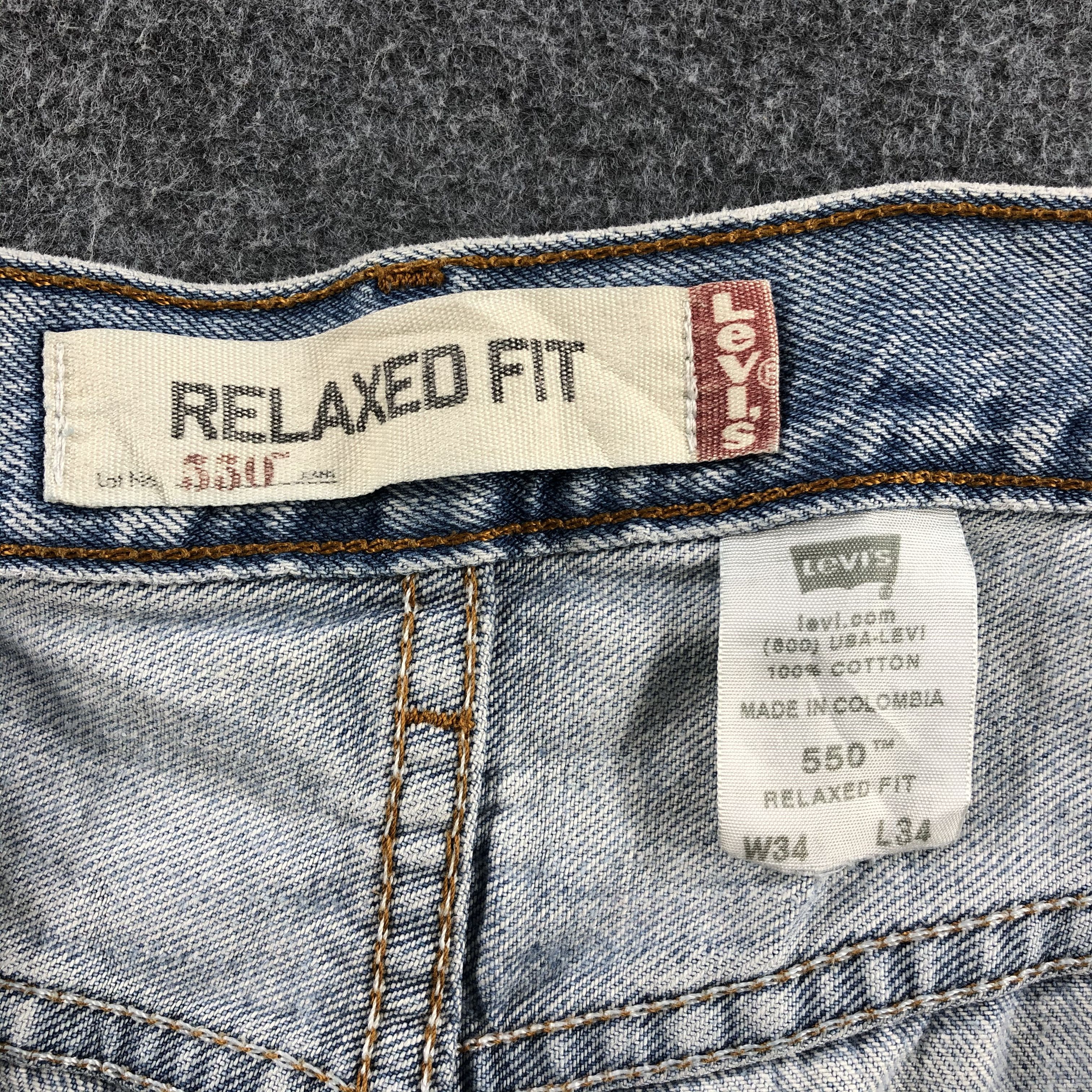 Levi's × Vintage Vintage Light Wash Levis Jeans Lot 550-JM795 Size US 34 / EU 50 - 10 Thumbnail