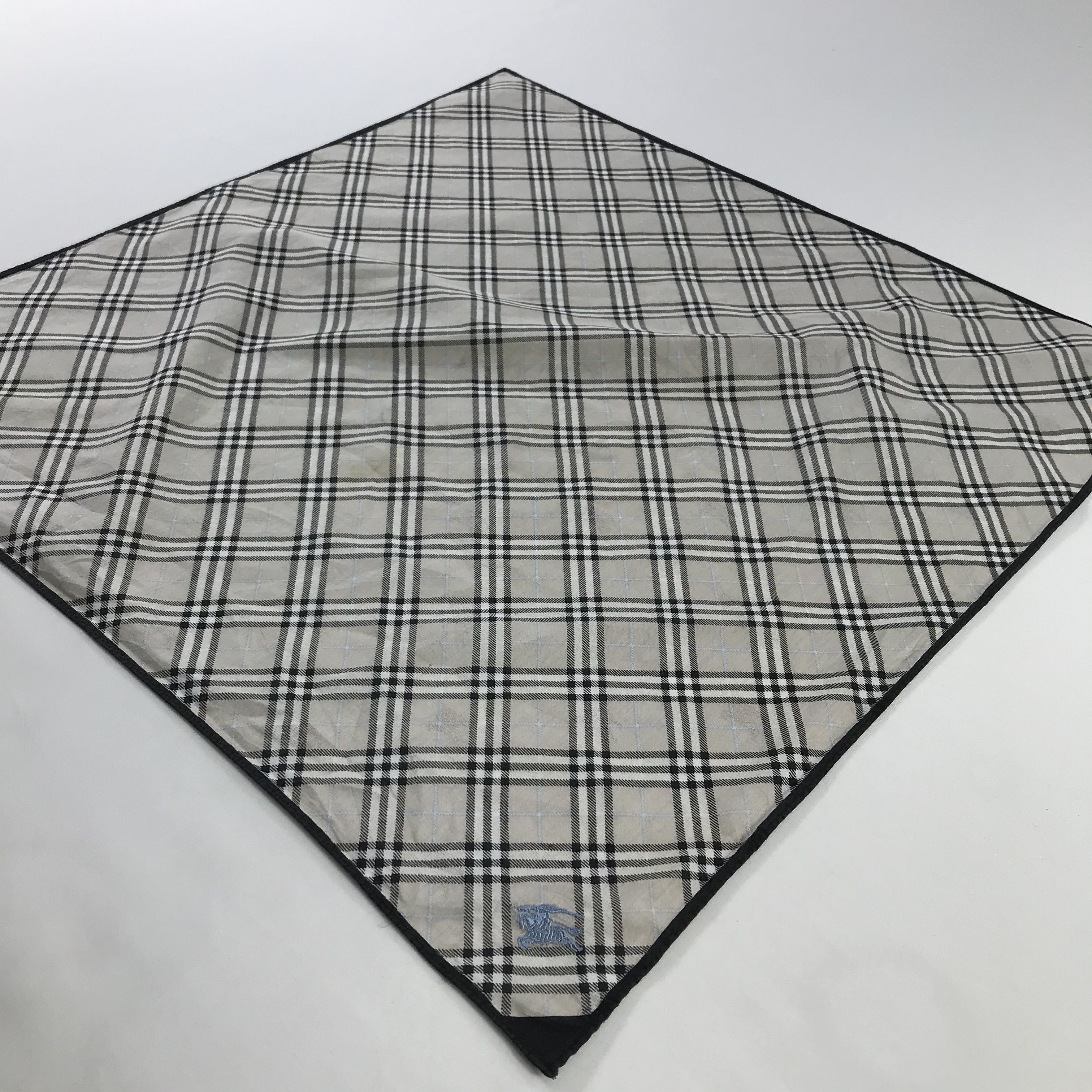 Burberry × Vintage Burberry Bandana / Handkerchief / Neckerchief - S770 Size ONE SIZE - 2 Thumbnail