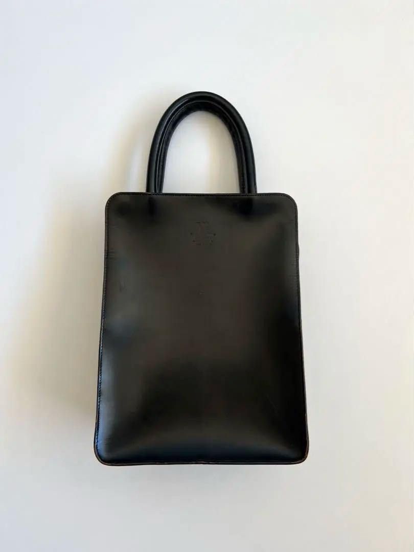 Y’s YOHJI YAMAMOTO CUIR LEATHER HAND BAG YOHJI BAG LEATHER YAMAMOTO CUIR Y’s HAND
