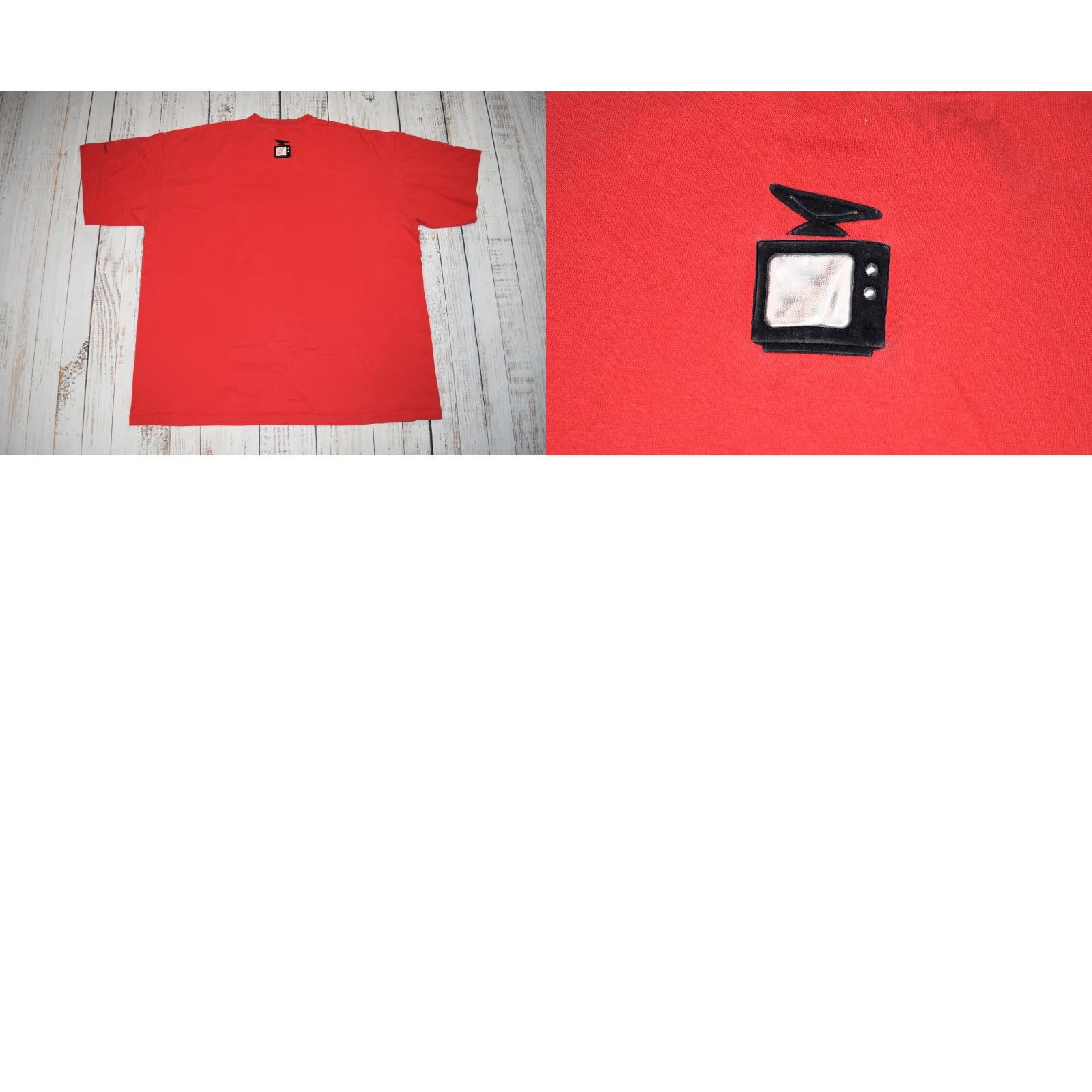 Vintage VINTAGE HOOD CLASSICS RAP TEE T-SHIRT 4XL RED Y2K PAC-MAN HIP HOP MENS Size US XXL / EU 58 / 5 - 8 Thumbnail