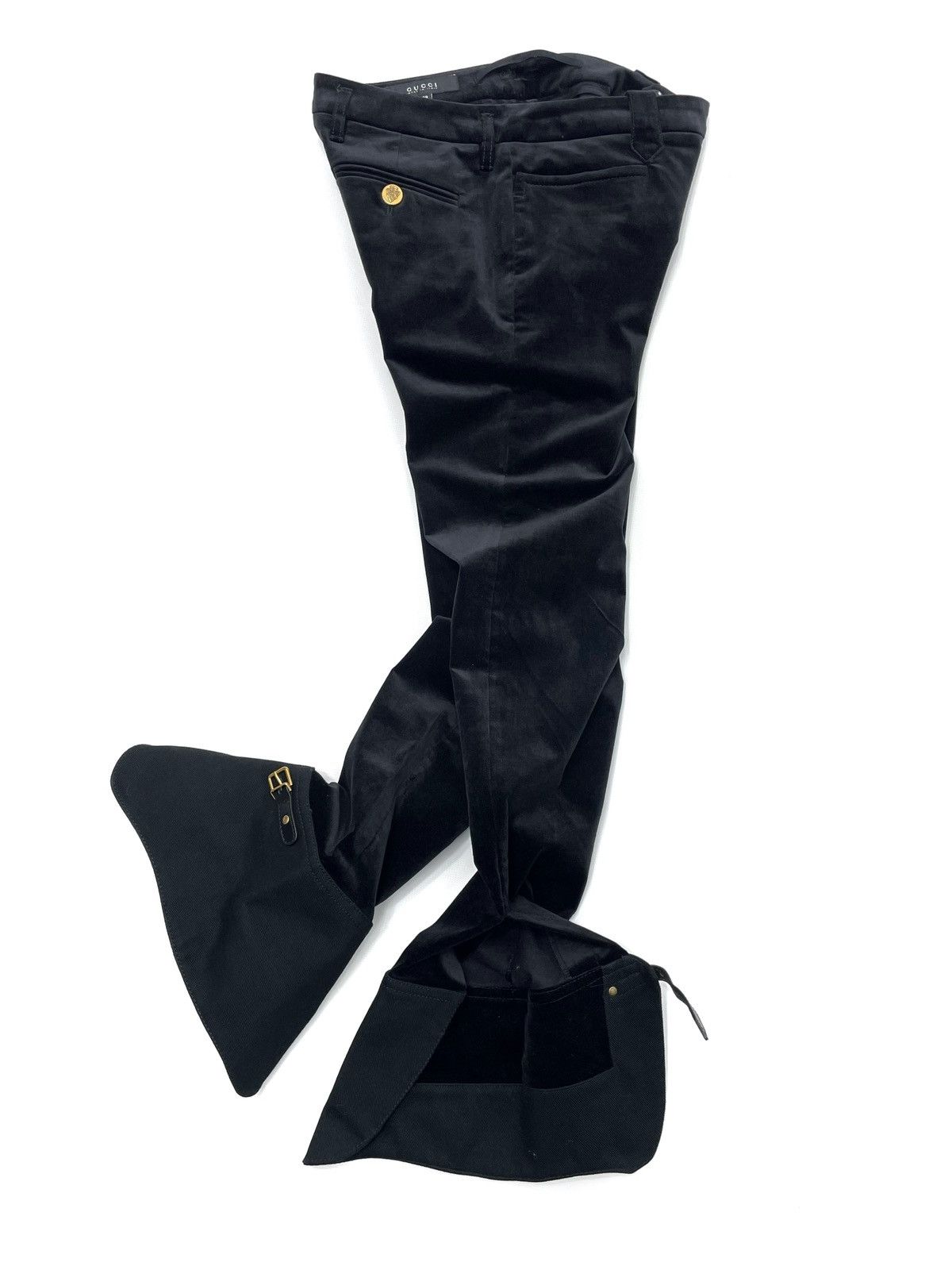 Gucci GUCCI Archive F/W 2008 Velvet Stirrup Pants – Size IT 38 Size 26" / US 2 / IT 38 - 5 Thumbnail