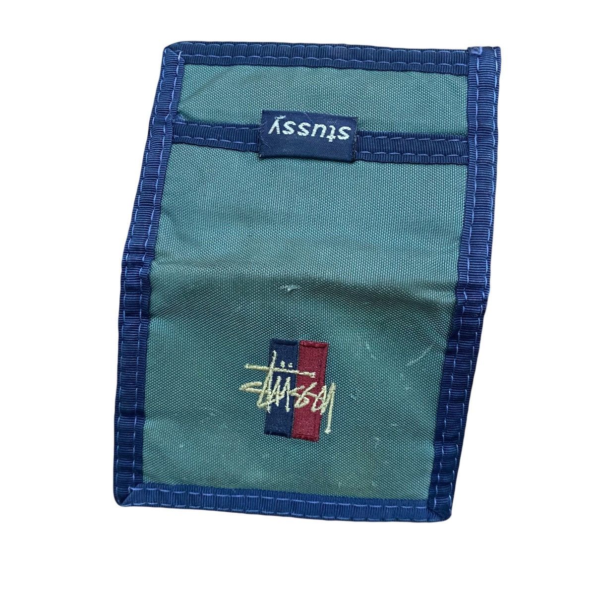 Stussy Vintage Stussy Trifold Canvas Wallet - Embroidered Logo Size ONE SIZE - 6 Thumbnail