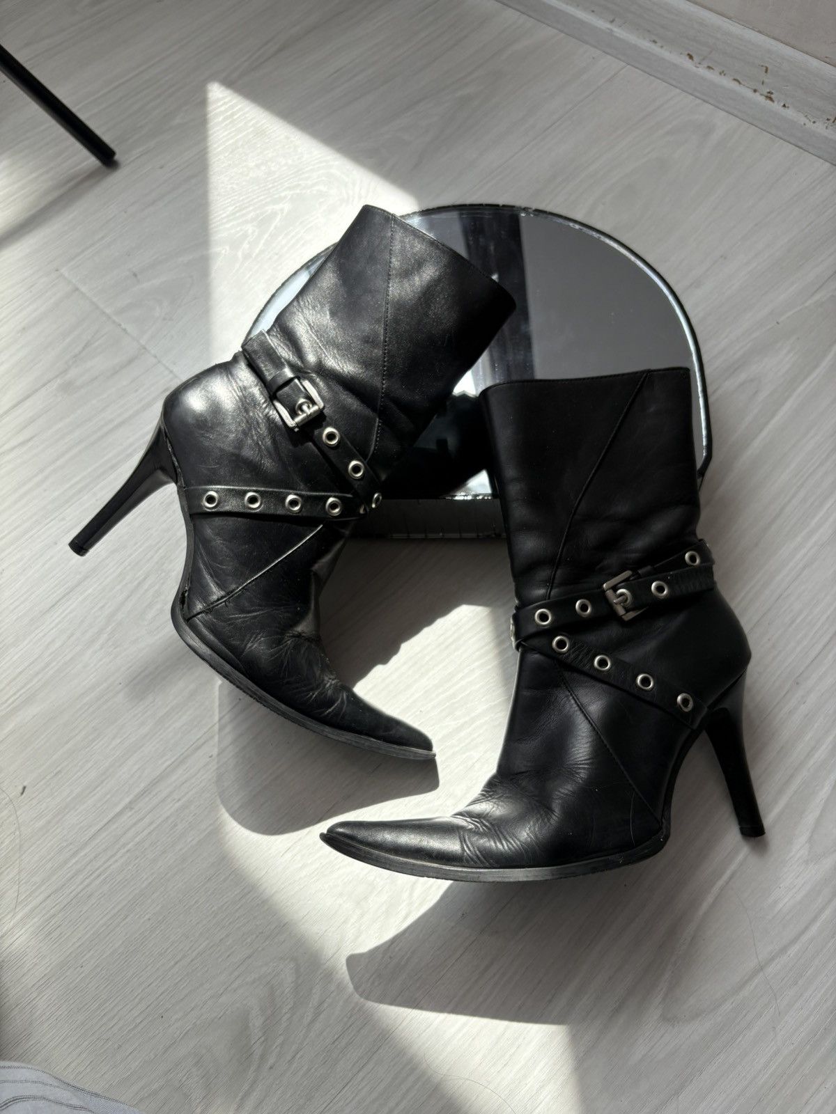 Vintage y2k leather boots Size US 6.5 / IT 36.5 - 8 Thumbnail