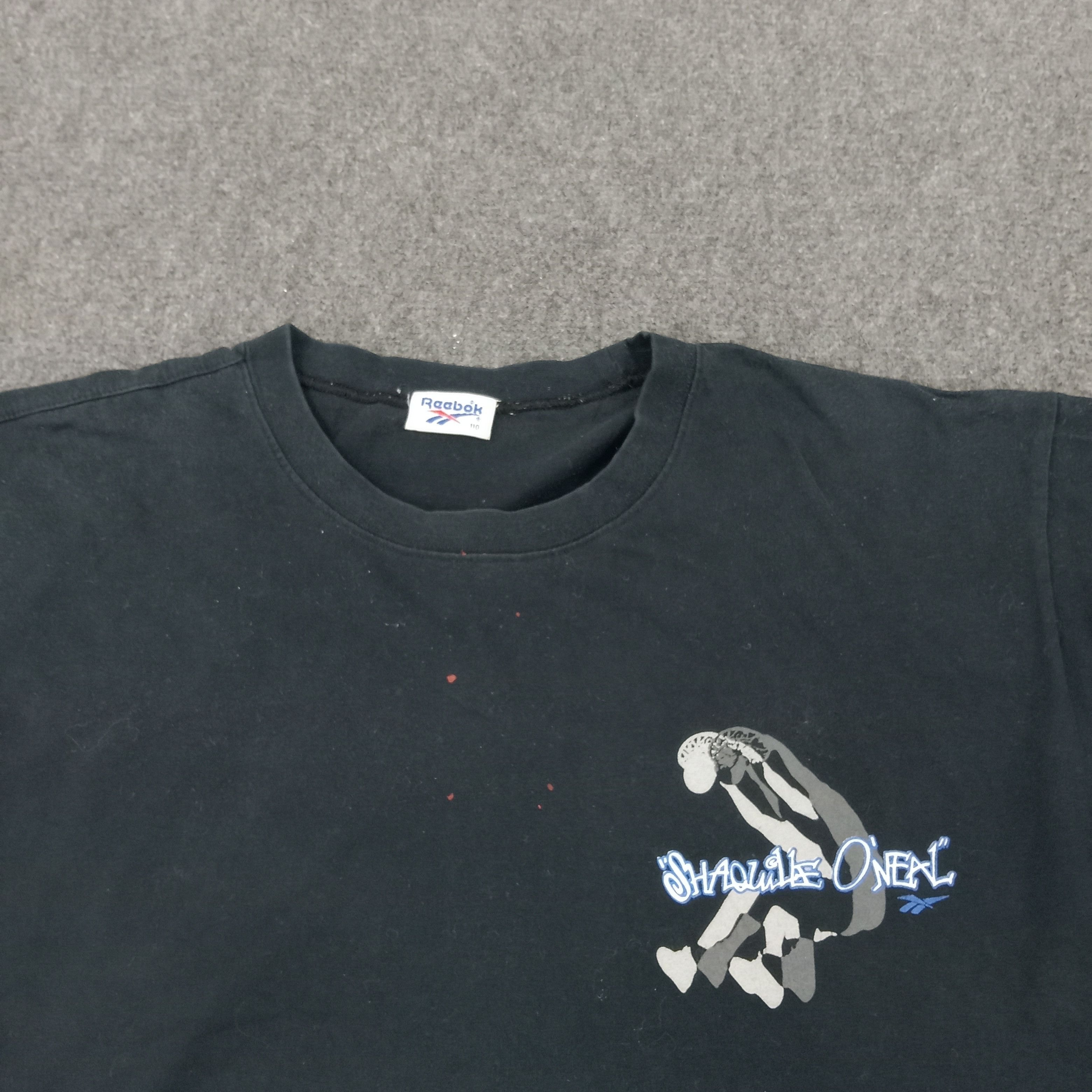 NBA × Reebok × Vintage Reebok Shaulie Oneal American NBA Players Tshirt Size US XL / EU 56 / 4 - 4 Thumbnail