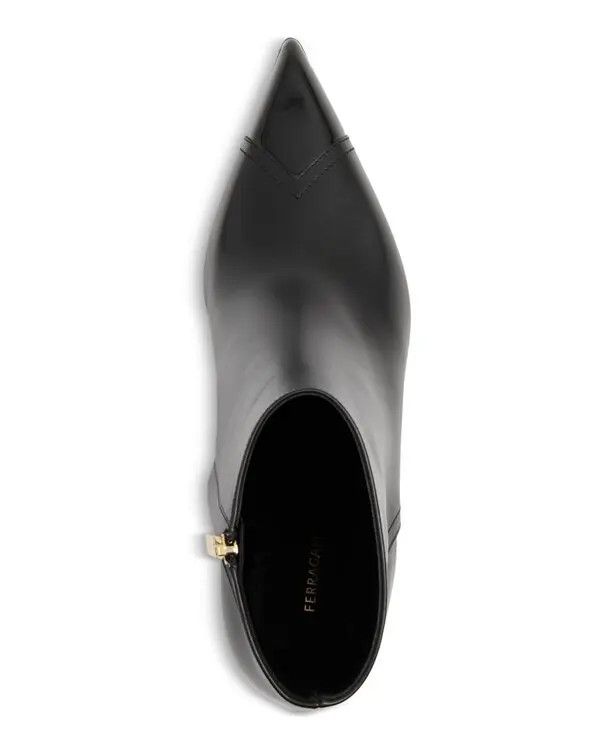 Salvatore Ferragamo o1s1rm0526 Ankle Boots in Black Size US 10 / IT 40 - 3 Thumbnail