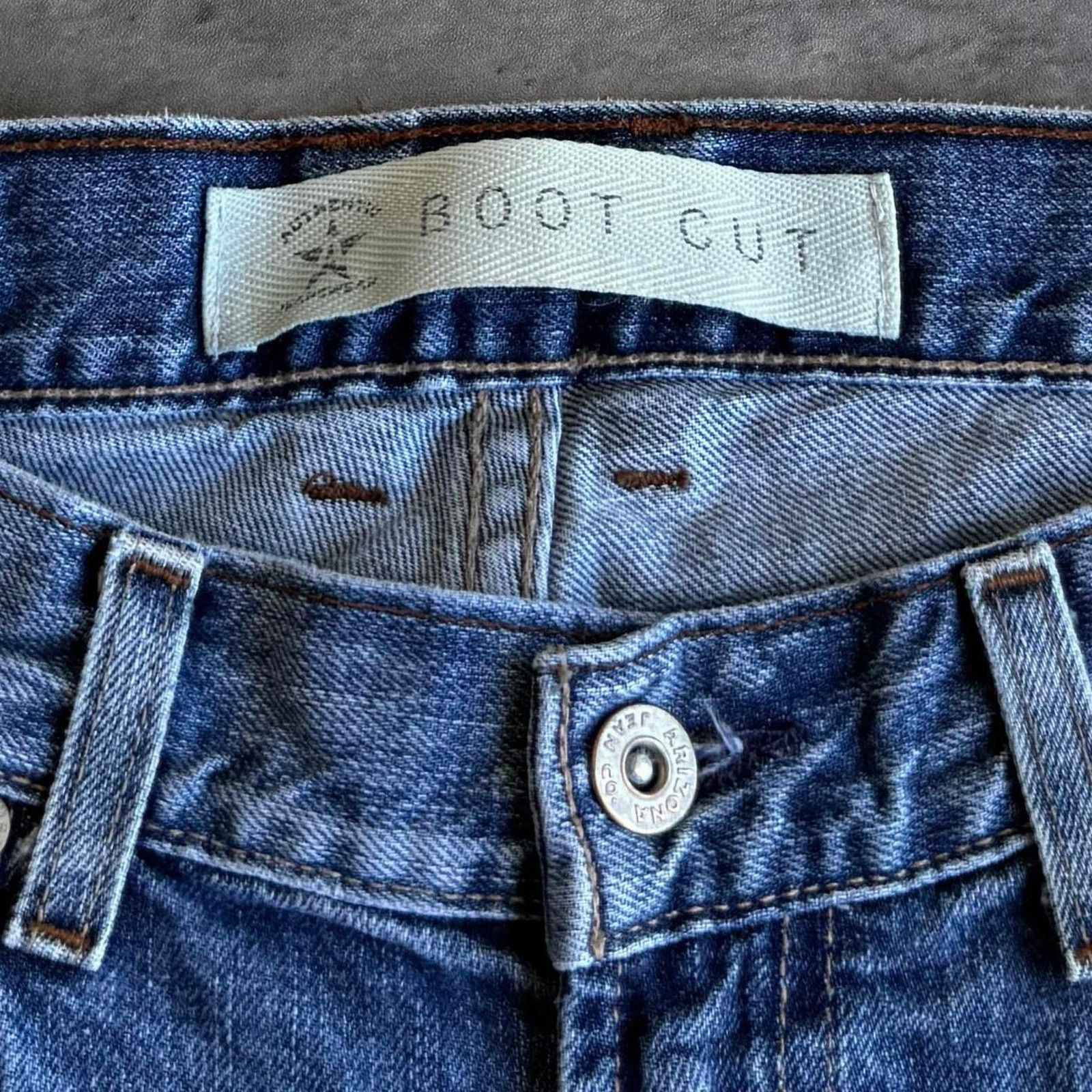 Arizona Jean Co. × Vintage Vintage Y2K Arizona Boot Cut Embroidered Denim Jeans Size US 33 - 4 Thumbnail