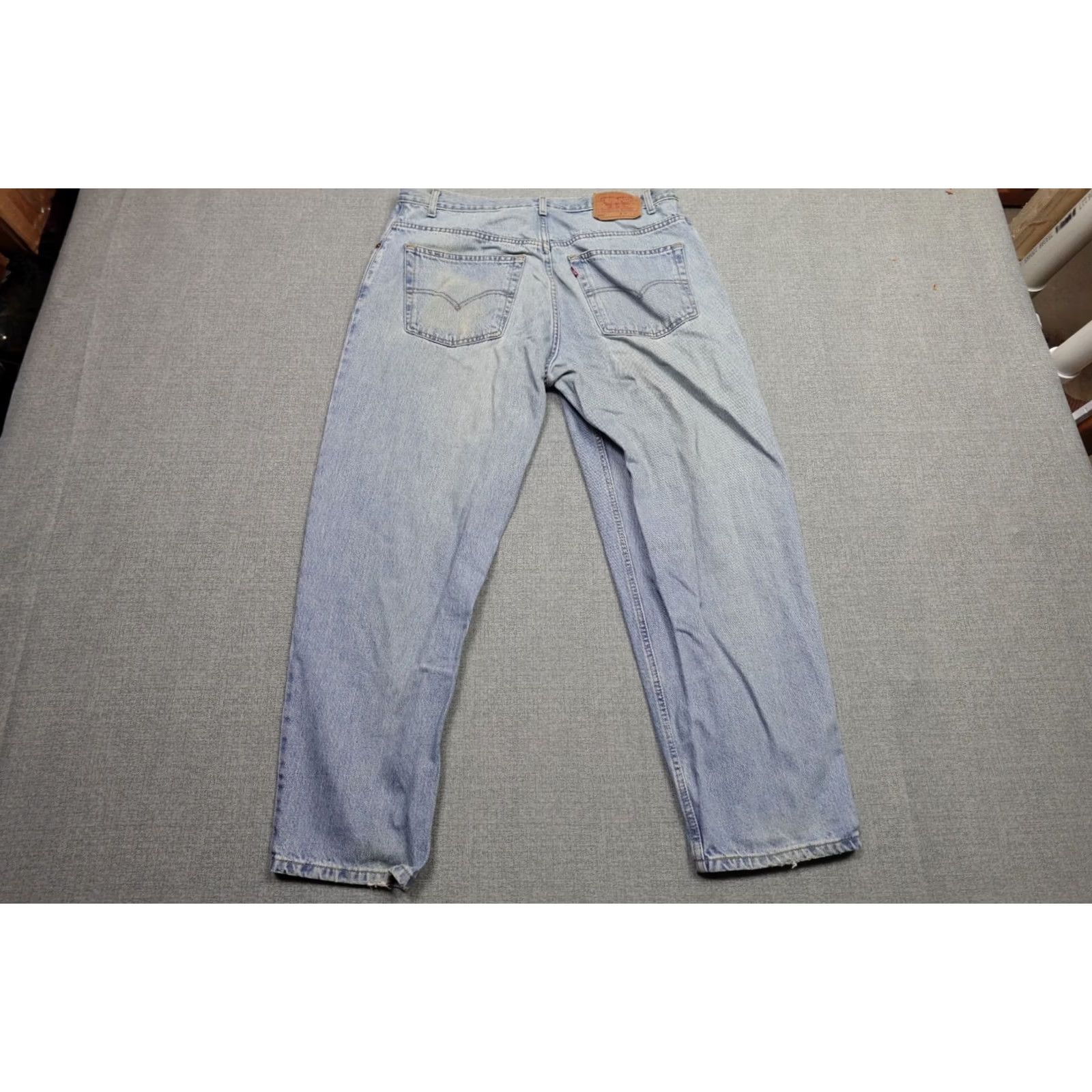 Levi's VINTAGE Levi’s 560 Jeans Men 36x30 Blue Baggy Light Wash Wide Leg Hip Hop Skater Jeans Men Size US 36 / EU 52 - 4 Thumbnail