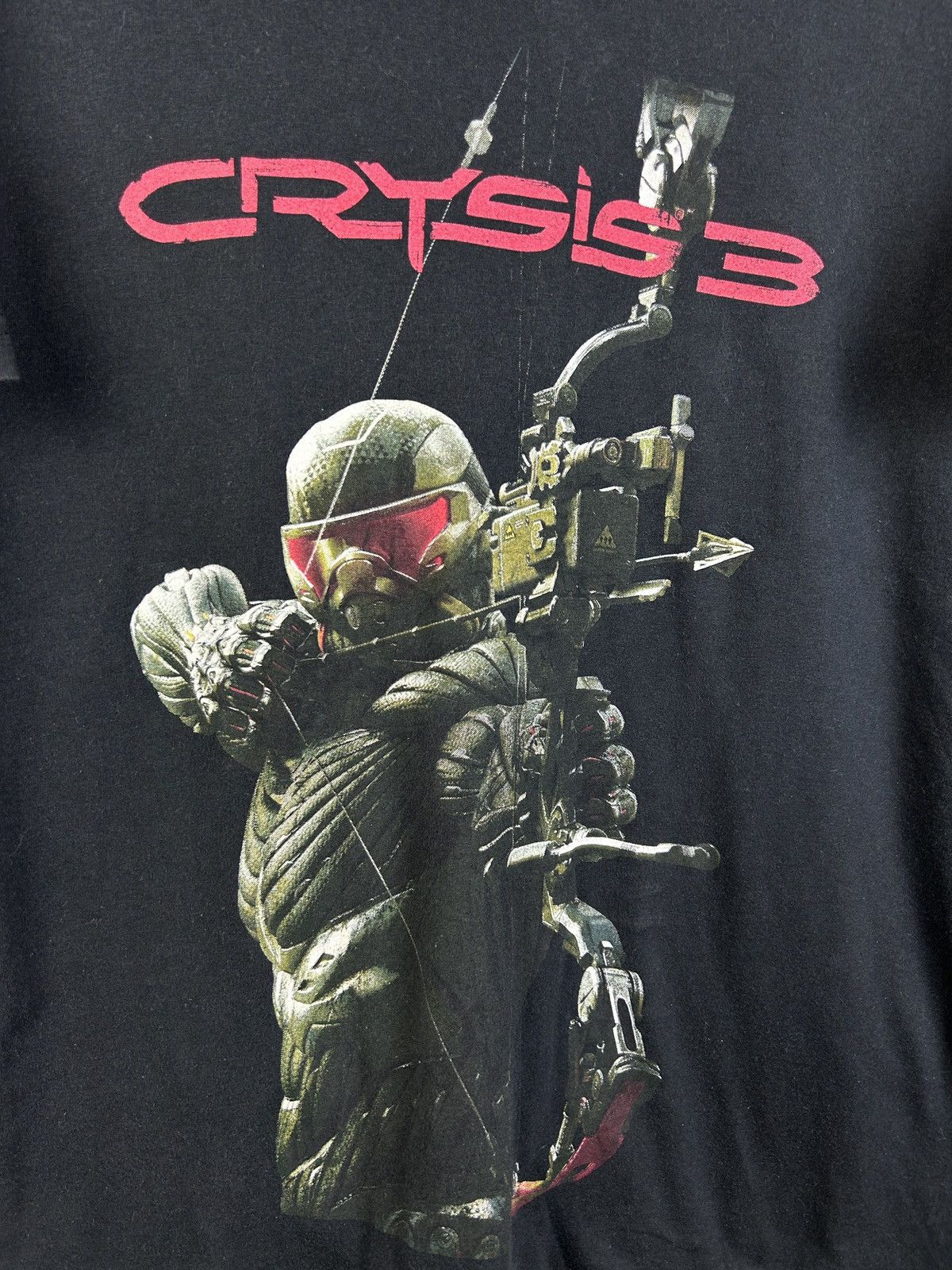 The Game Vintage Crysis 3 Crytek Game Promo T-Shirt In Black Size L Size US L / EU 52-54 / 3 - 2 Thumbnail