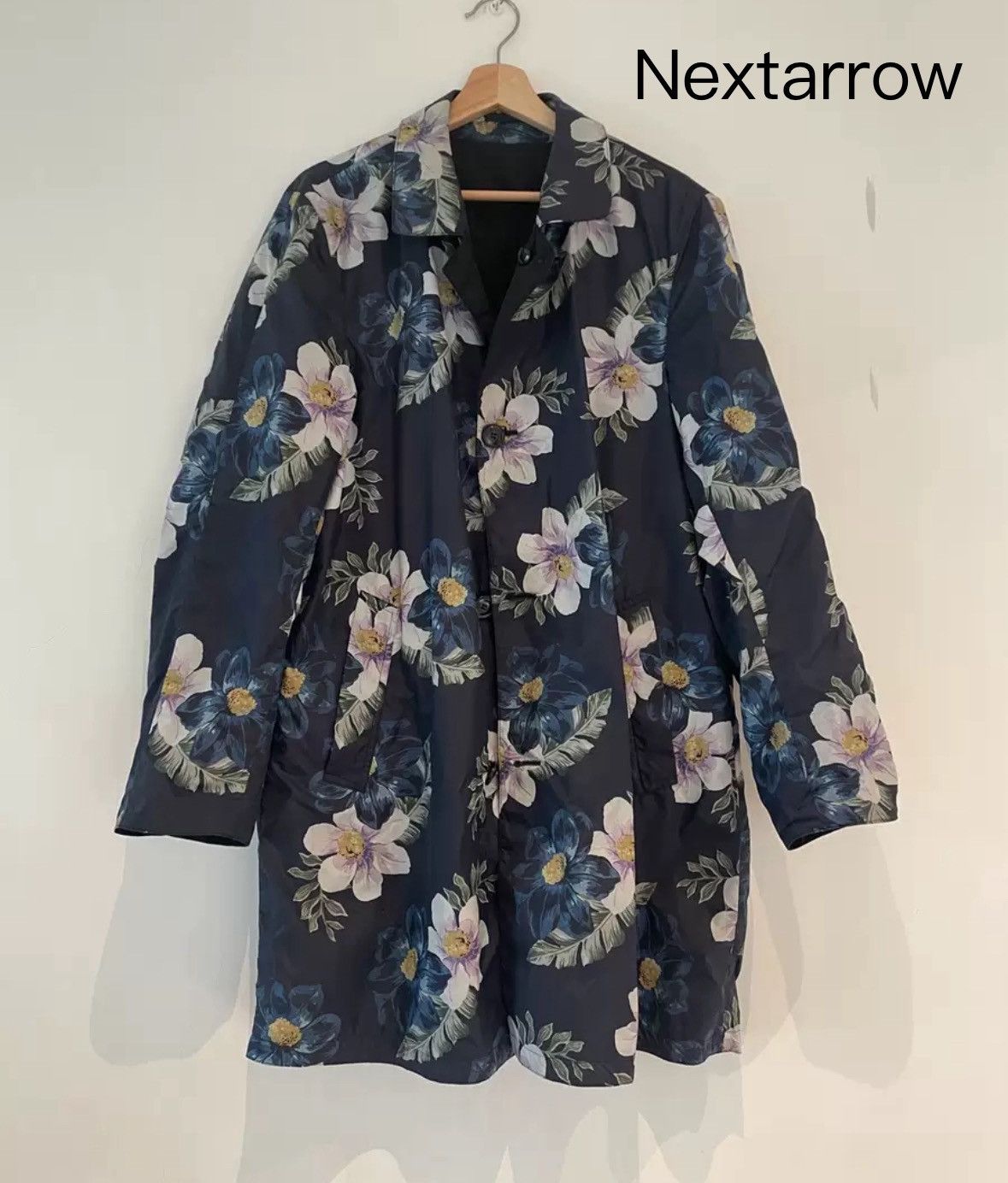 Dries Van Noten Dries van noten Double-sided floral trench coat Size US XL / EU 56 / 4 - 1 Thumbnail