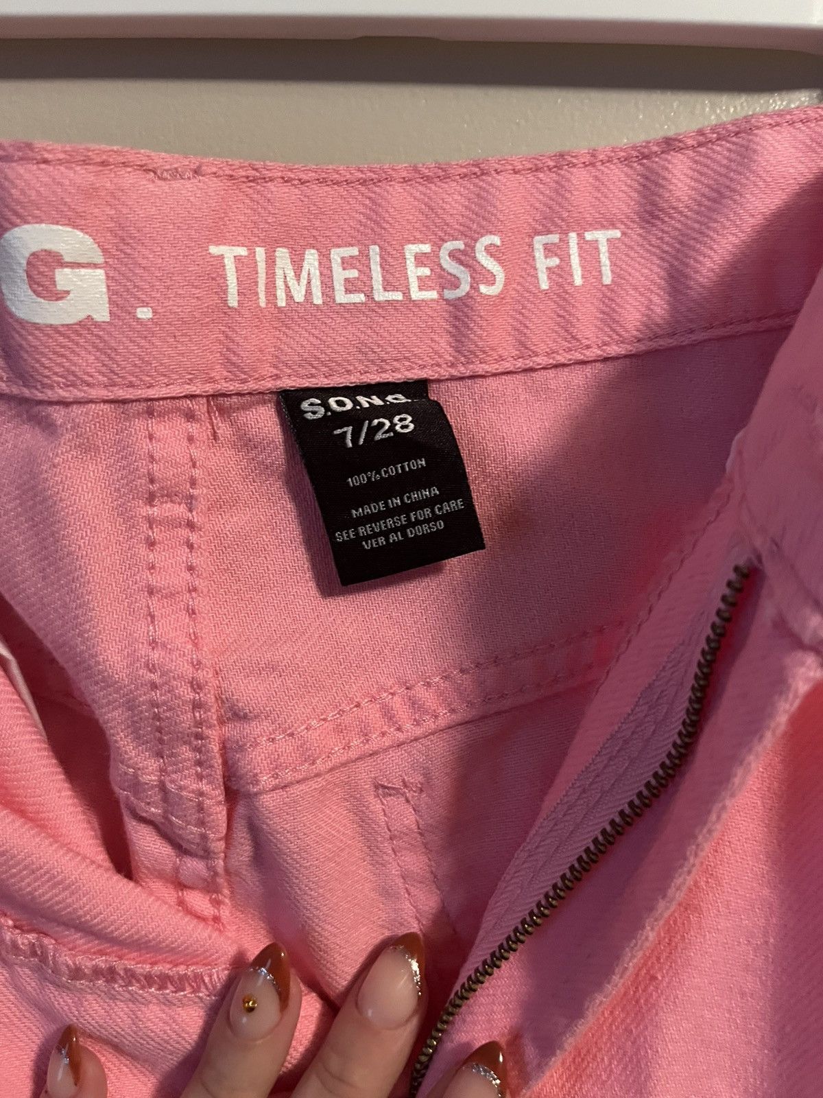 Other S.O.N.G Timeless Fit Size 7/28 Pink Ripped Jeans Size 28" / US 6 / IT 42 - 3 Thumbnail