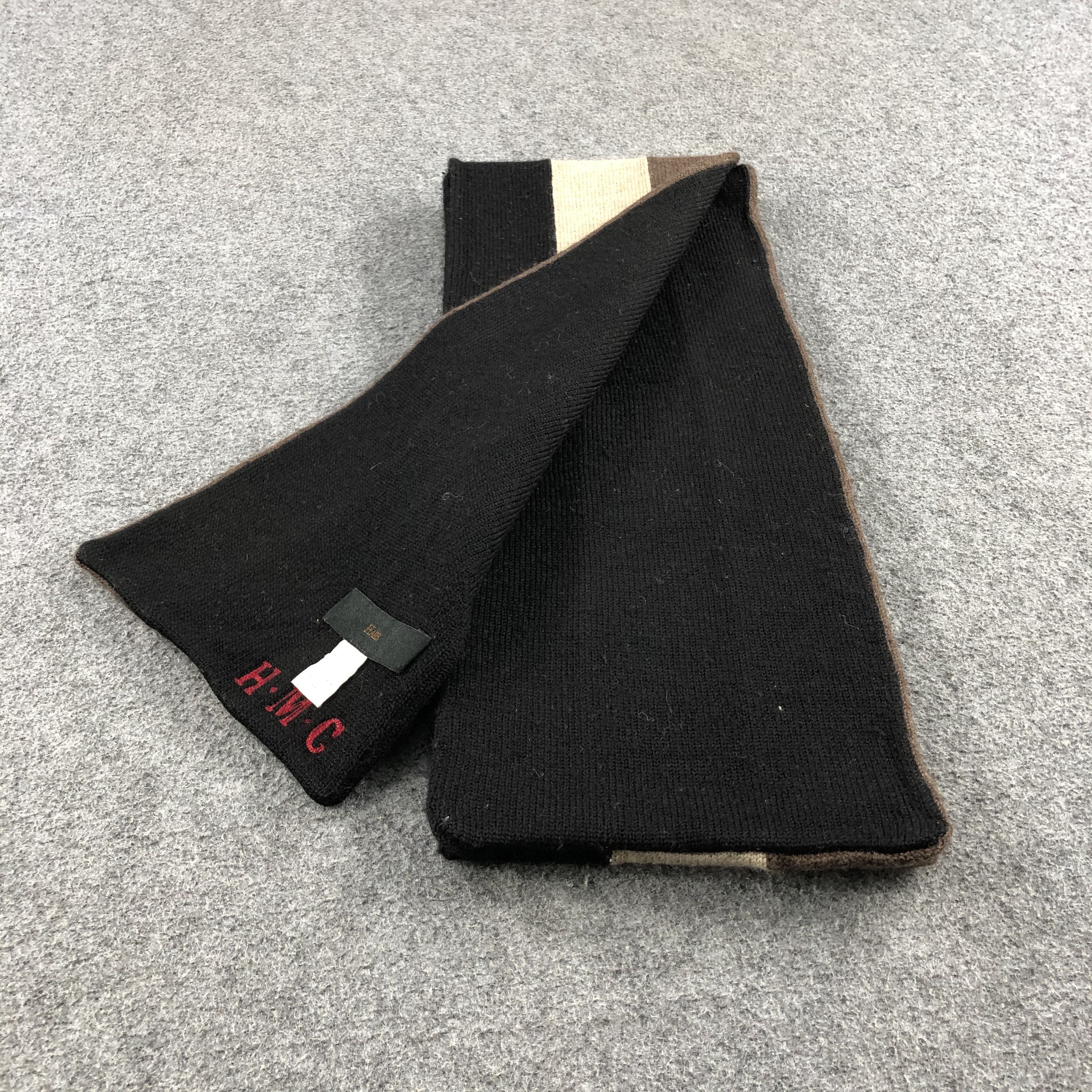 Vintage HALB H.M.C Scarf Muffler Wool V696 Size ONE SIZE - 4 Thumbnail