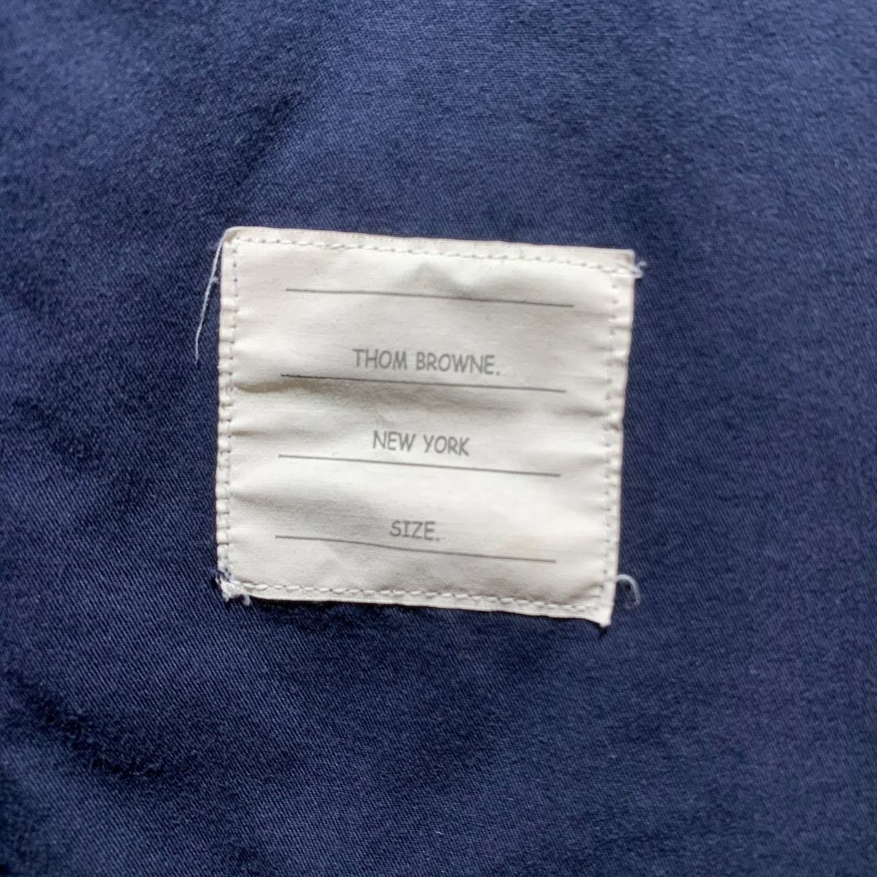 Thom Browne Thom Browne New York Dark Blue Button Up Shirts Size US S / EU 44-46 / 1 - 8 Thumbnail