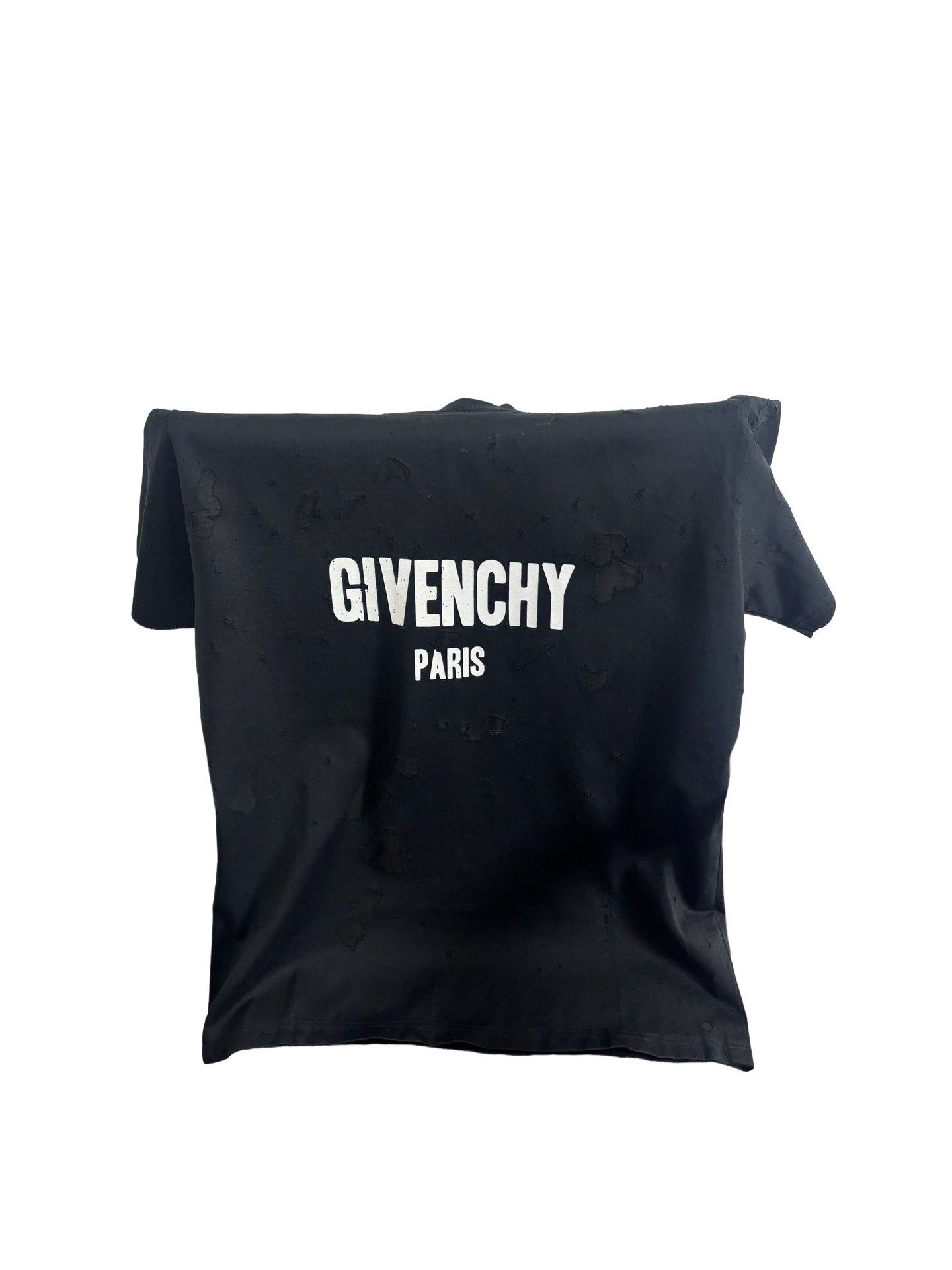 Givenchy Givenchy Distressed Logo T-Shirt L Size US L / EU 52-54 / 3 - 1 Thumbnail