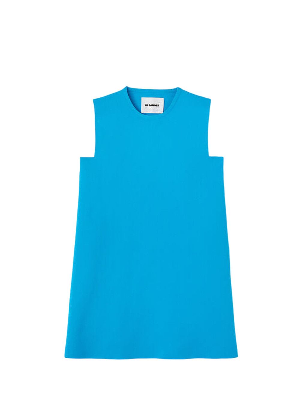 Jil Sander o1w1db10825 Sleeveless Mini Dress in Blue Size XL / US 12-14 / IT 48-50 - 1 Thumbnail