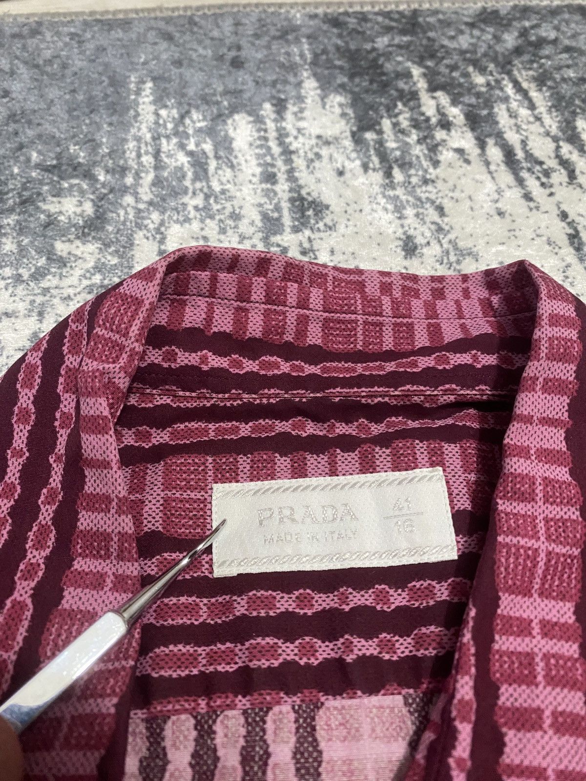 Prada Rare Prada Men Spring 2007 Short Sleeve Button up Runway Size US L / EU 52-54 / 3 - 2 Thumbnail