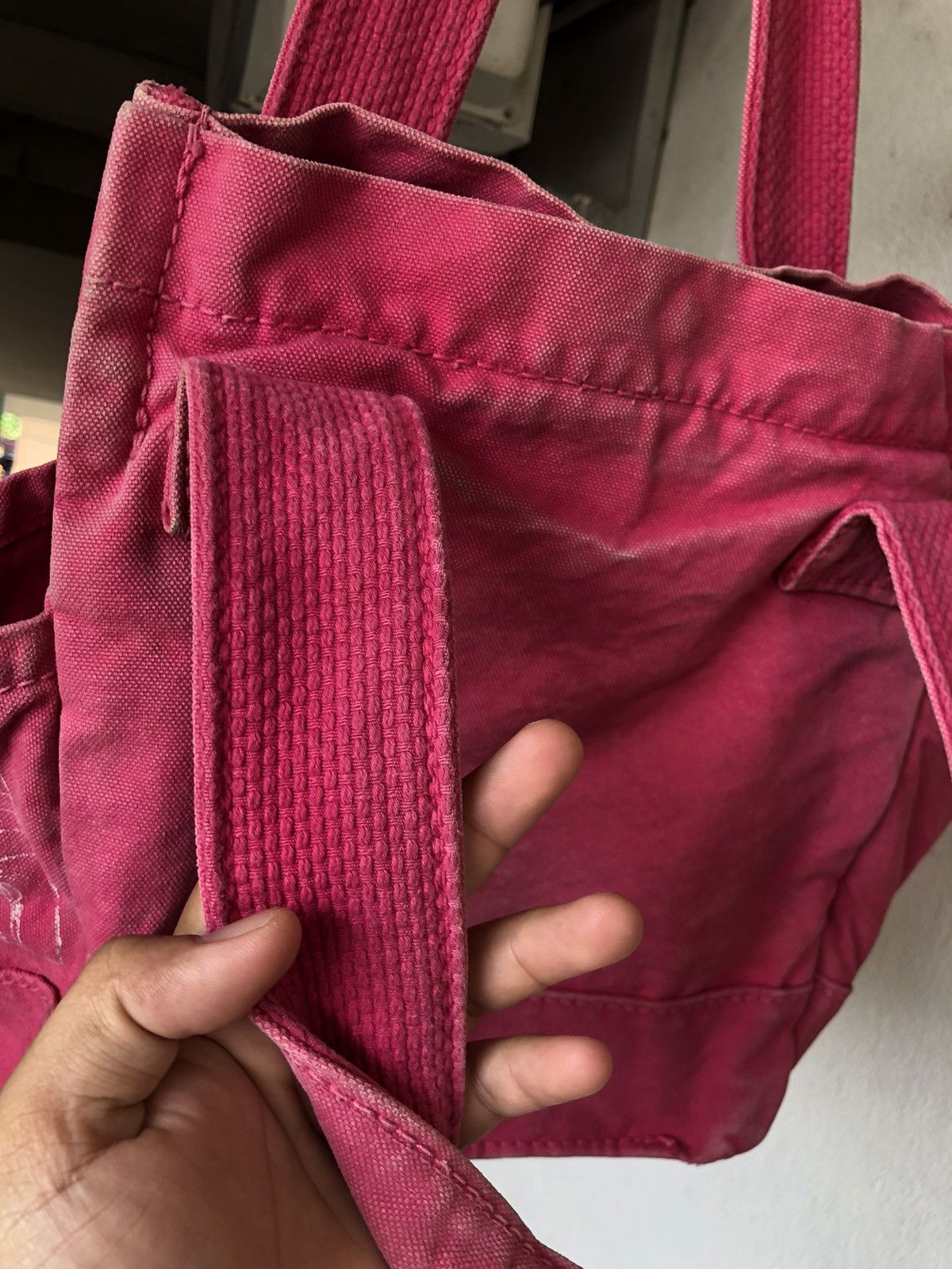 Kapital Vintage Kapital Hard Canvas Distressed Tote Bag Size ONE SIZE - 11 Thumbnail
