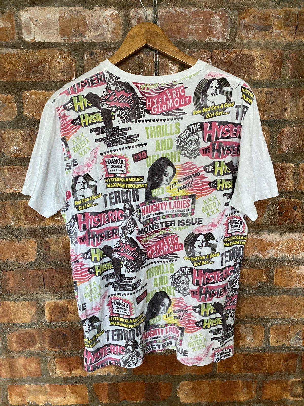 Hysteric Glamour HG 84 back all over print tee Size US L / EU 52-54 / 3 - 2 Thumbnail