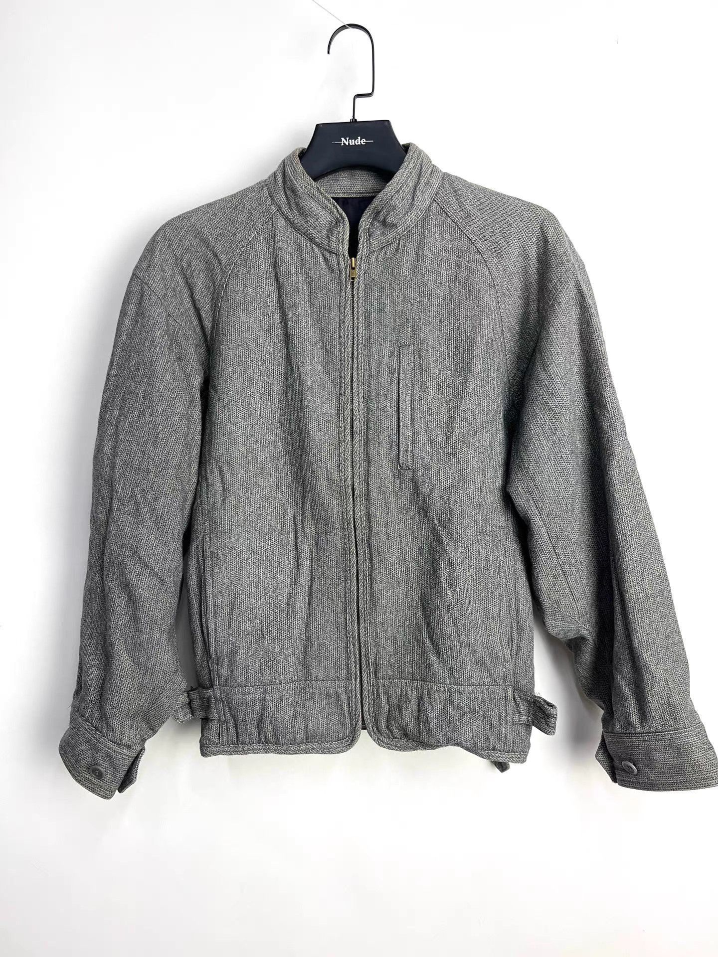 Issey Miyake Gray Zip-Up Light Jacket Size M Size US M / EU 48-50 / 2 - 1 Thumbnail