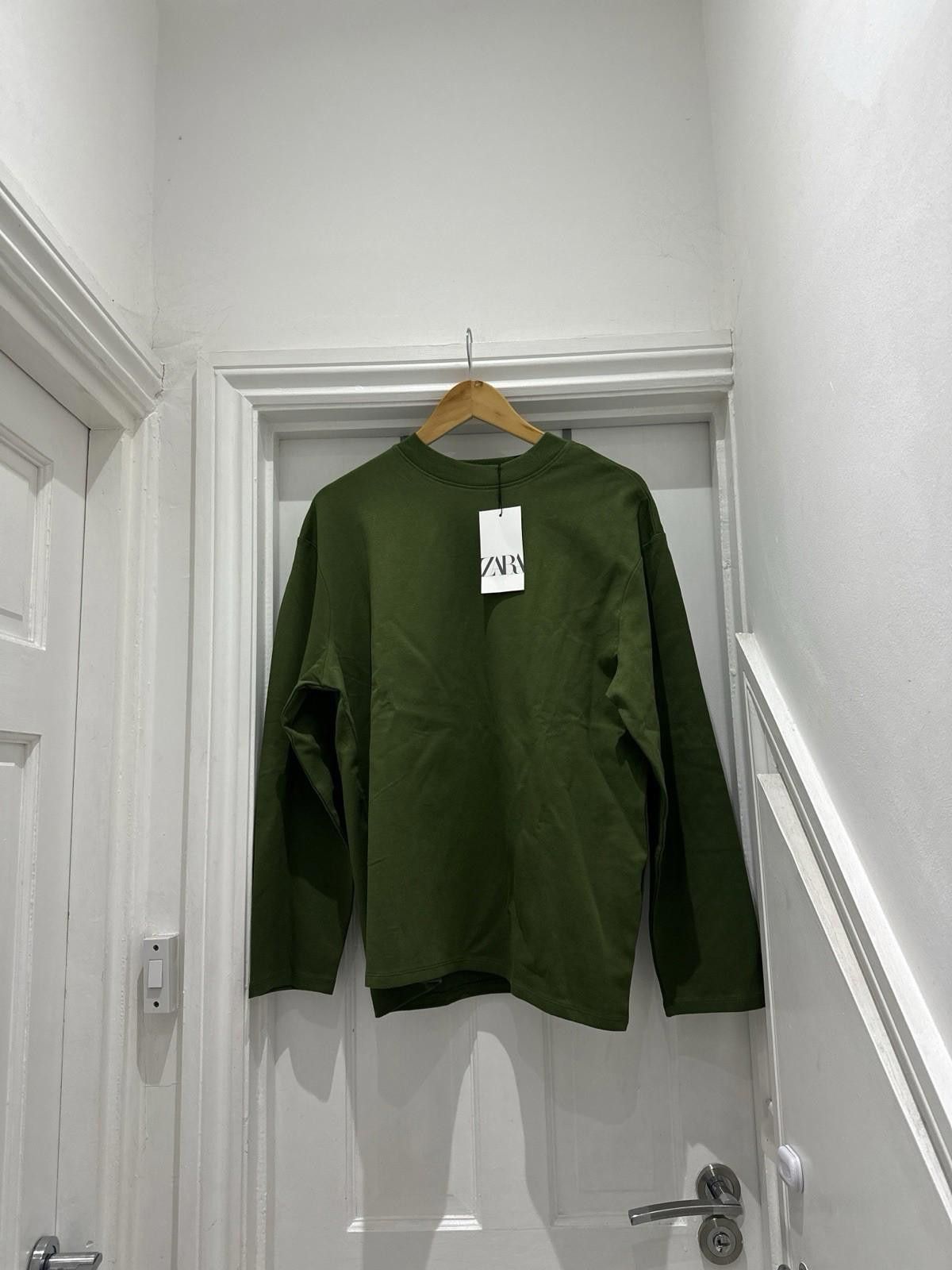 Zara ZARA green cotton jumper Size M Size M / US 6-8 / IT 42-44 - 5 Thumbnail