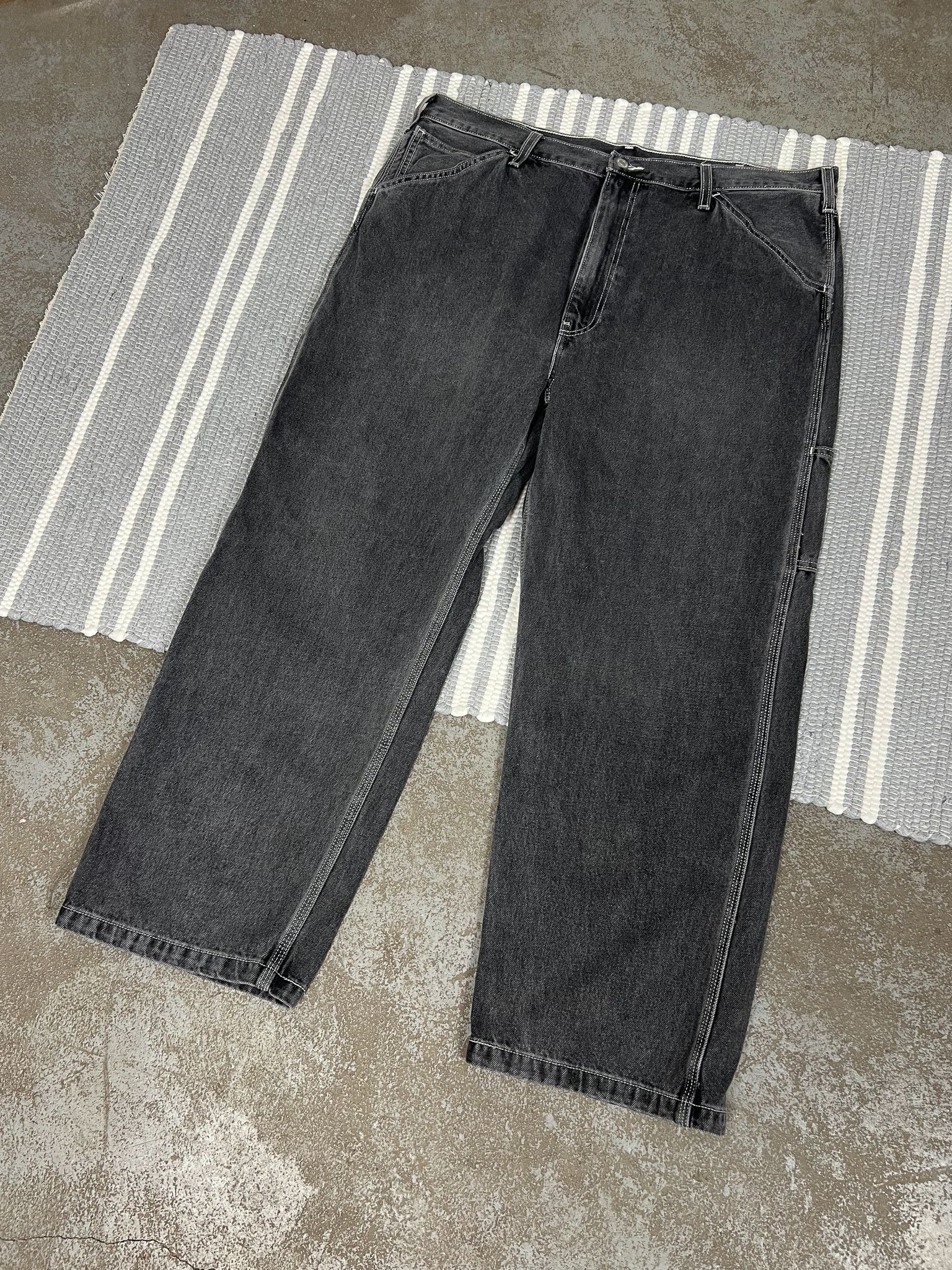 Levi's Vintage Levis Carpenter Gray Denim Pants Jeans 40x30 Size US 40 / EU 56 - 2 Thumbnail