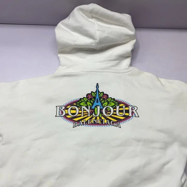 Balenciaga Balenciaga Logo Hooded Sweatshirt for Women 0079-2507 Size XS / US 0-2 / IT 36-38 - 1 Thumbnail
