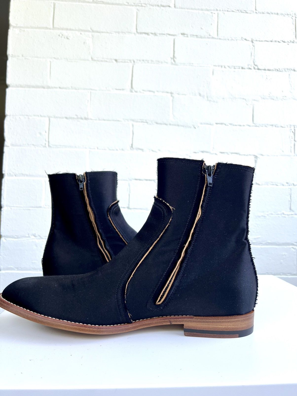 Maison Margiela Martin margiela satin tuxedo boots Size US 10 / EU 43 - 5 Thumbnail