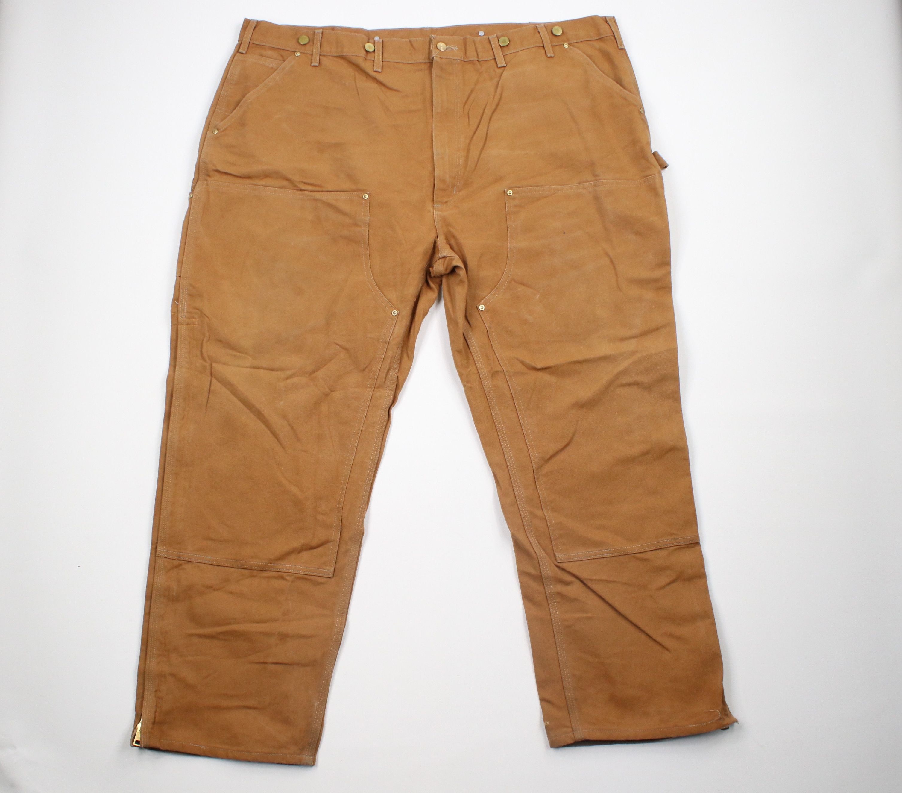 Carhartt × Vintage Carhartt Heavyweight Loose Wide Leg Double Knee Pants USA Size US 44 / EU 60 - 1 Thumbnail