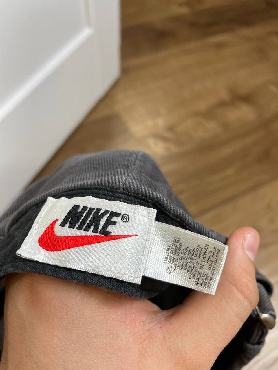Nike × Vintage Vintage Nike 90’s Y2K Style Big Swoosh Logo Garment Dyed Cap Size ONE SIZE - 13 Thumbnail