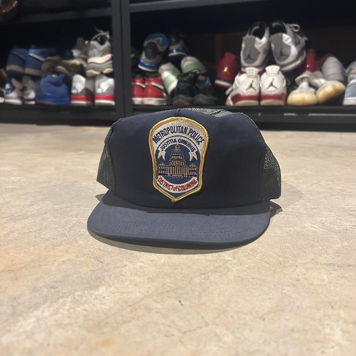Unsound Rags × Vintage Vintage 1980s Washington DC Metropolitan Police Trucker Hat Size ONE SIZE - 1 Thumbnail