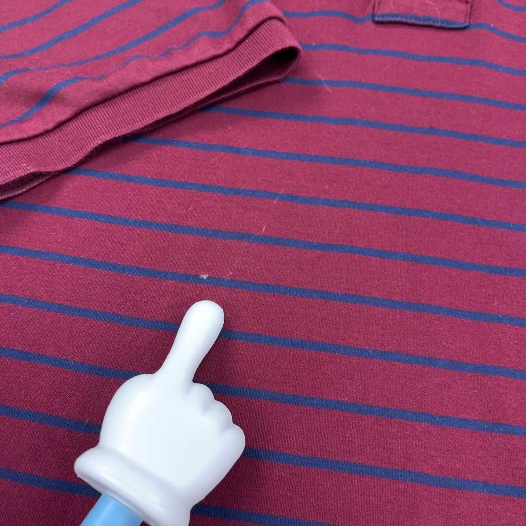 Polo Ralph Lauren Ralph Lauren Polo Shirt Men XL Maroon Blue Flesh Pony Flesh Pony Fine Soft Touch Size US XL / EU 56 / 4 - 6 Thumbnail