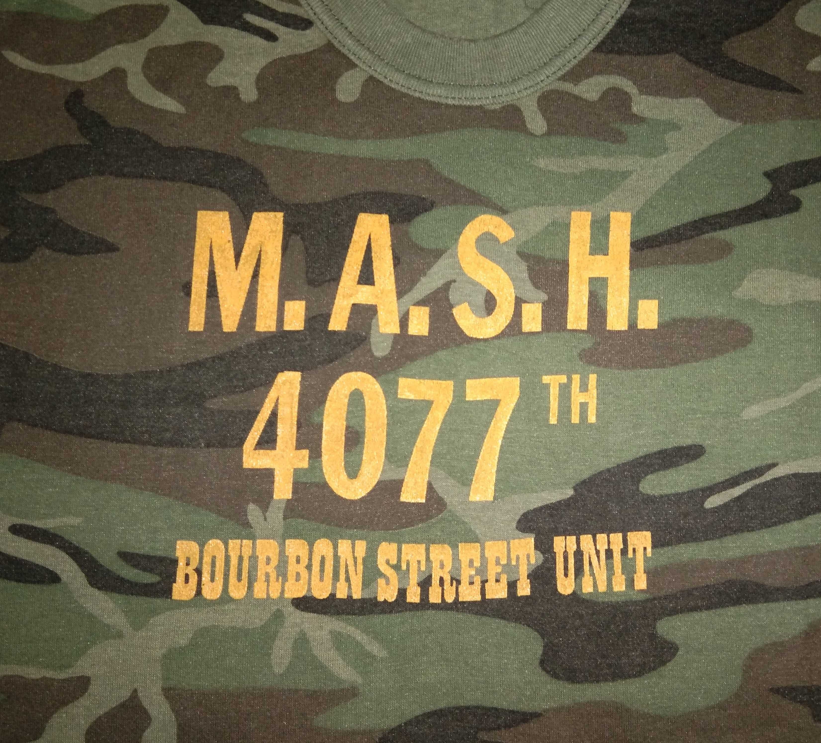 Vintage VTG 80s M.A.S.H Camo 💣💥 50/50 Single Stitch tshirt Size US L / EU 52-54 / 3 - 3 Thumbnail