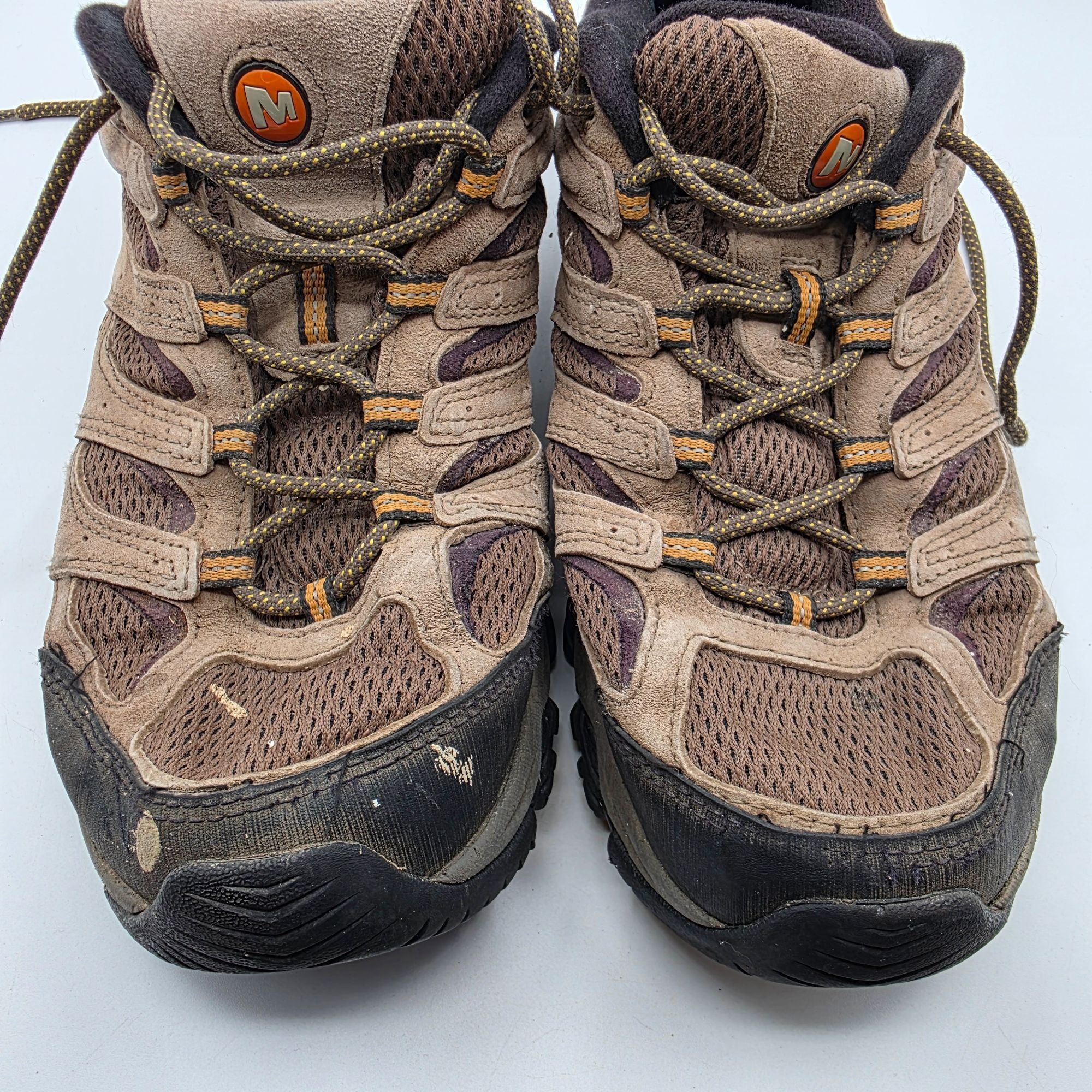 Merrell Merrell Moab 3 Mens Size 9.5 Brown Hiking Shoes Vibram Soles Size US 9.5 / EU 42-43 - 10 Thumbnail