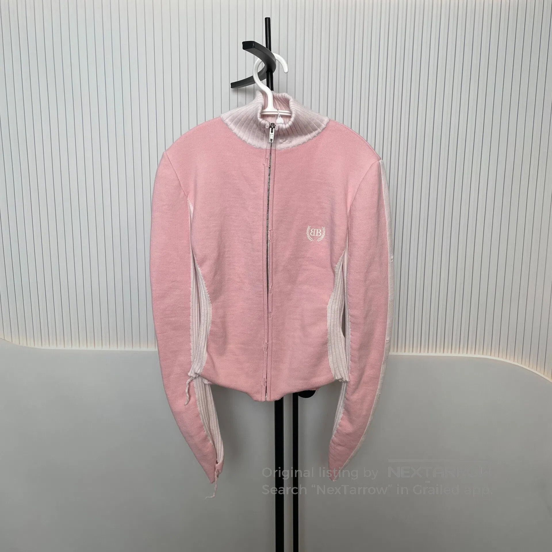 Balenciaga Balenciaga Summer candy pink BB wheat ear patchwork zipper Size M / US 6-8 / IT 42-44 - 1 Thumbnail