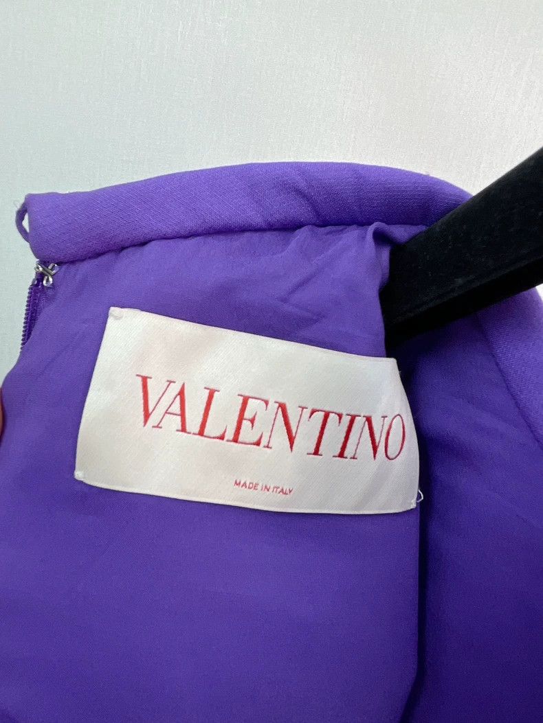 Valentino Valentino Purple heavy work beaded dress Size XXL / US 16-18 / IT 52-54 - 6 Thumbnail