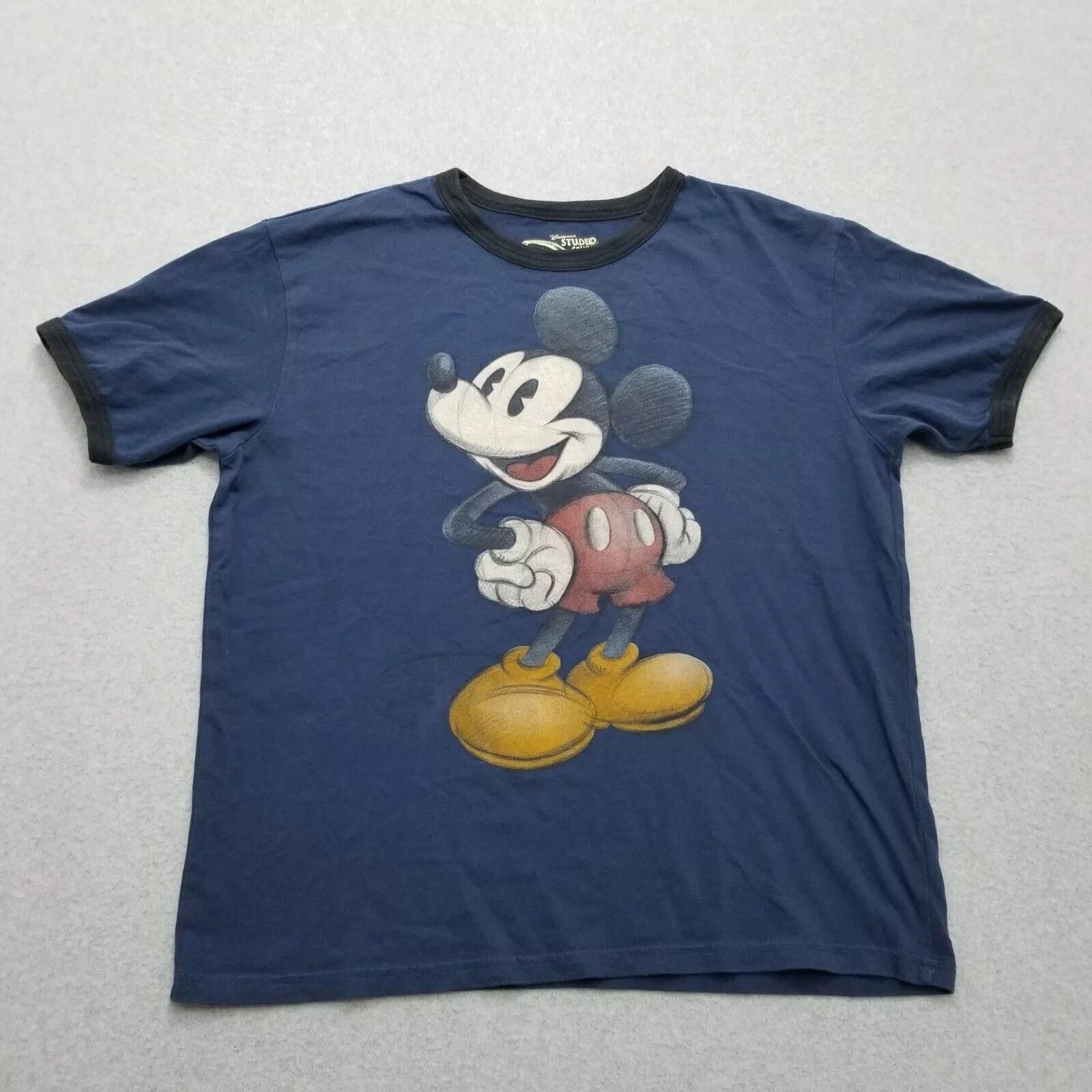 Mickey Mouse Mickey Mouse Shirt Mens XL Blue Disney Studio Collection Size US XL / EU 56 / 4 - 1 Thumbnail